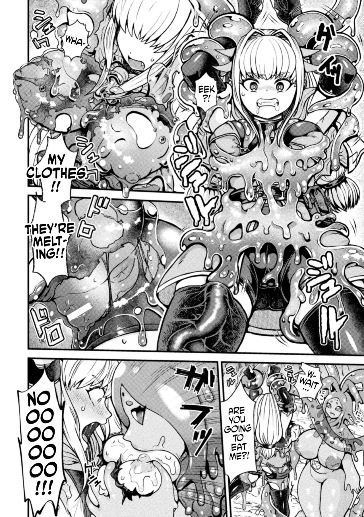 [Chifuyu Appleton] Jewelry Slime ni Miirareta Boukensha | An Adventurer Gets Wooed by a Jewel Slime (2D Comic Magazine Ishukan Yuri Ecchi Vol. 2) [Kinsei Translations]