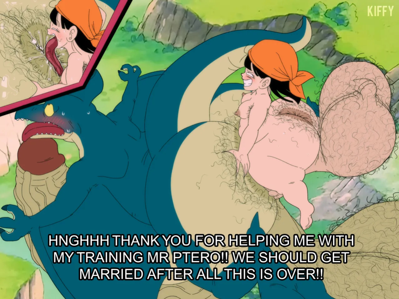 [Kiffy] A Flying Fuck! Pan's Rigourous Training (Dragon Ball GT)