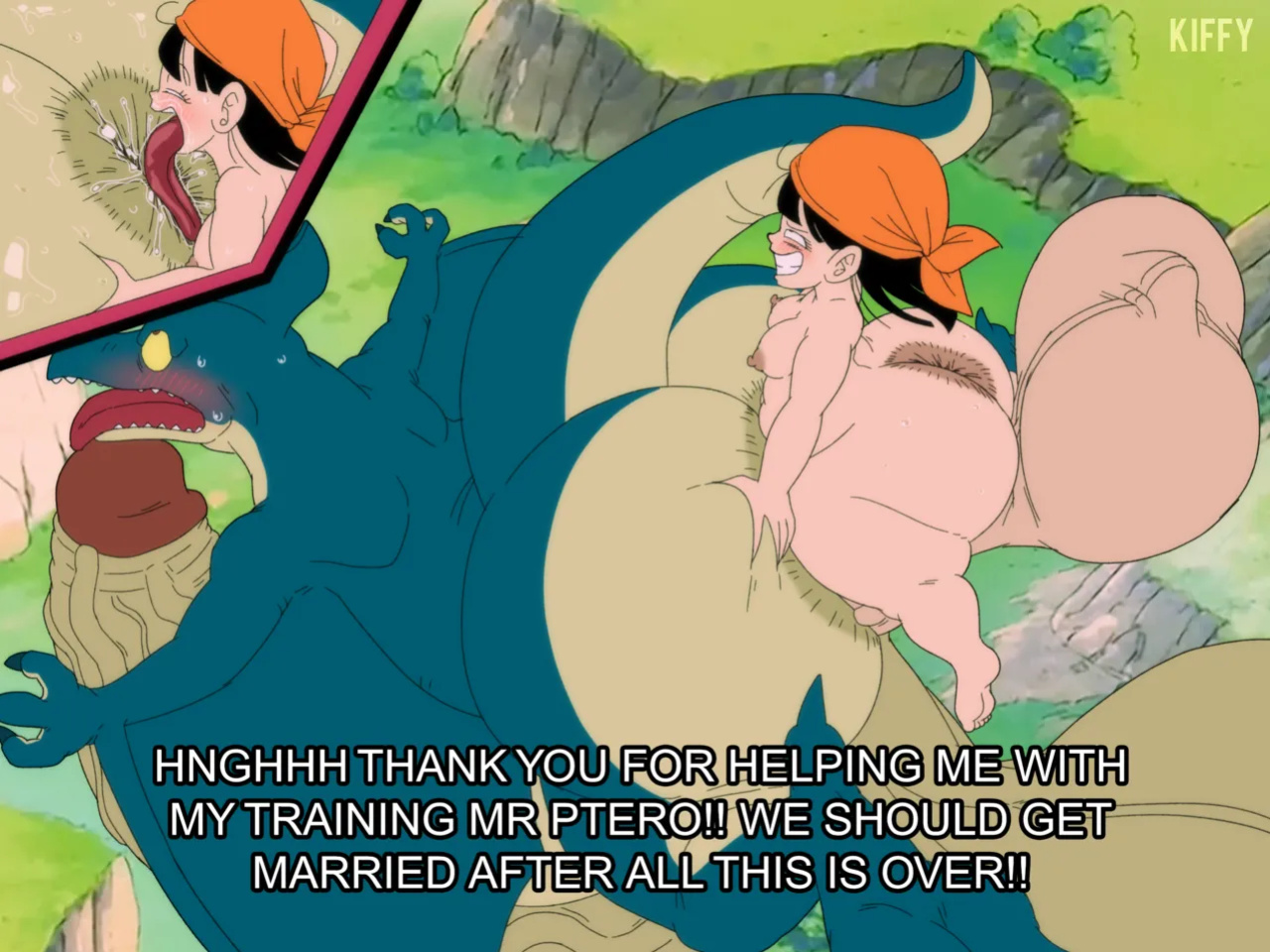 [Kiffy] A Flying Fuck! Pan's Rigourous Training (Dragon Ball GT)