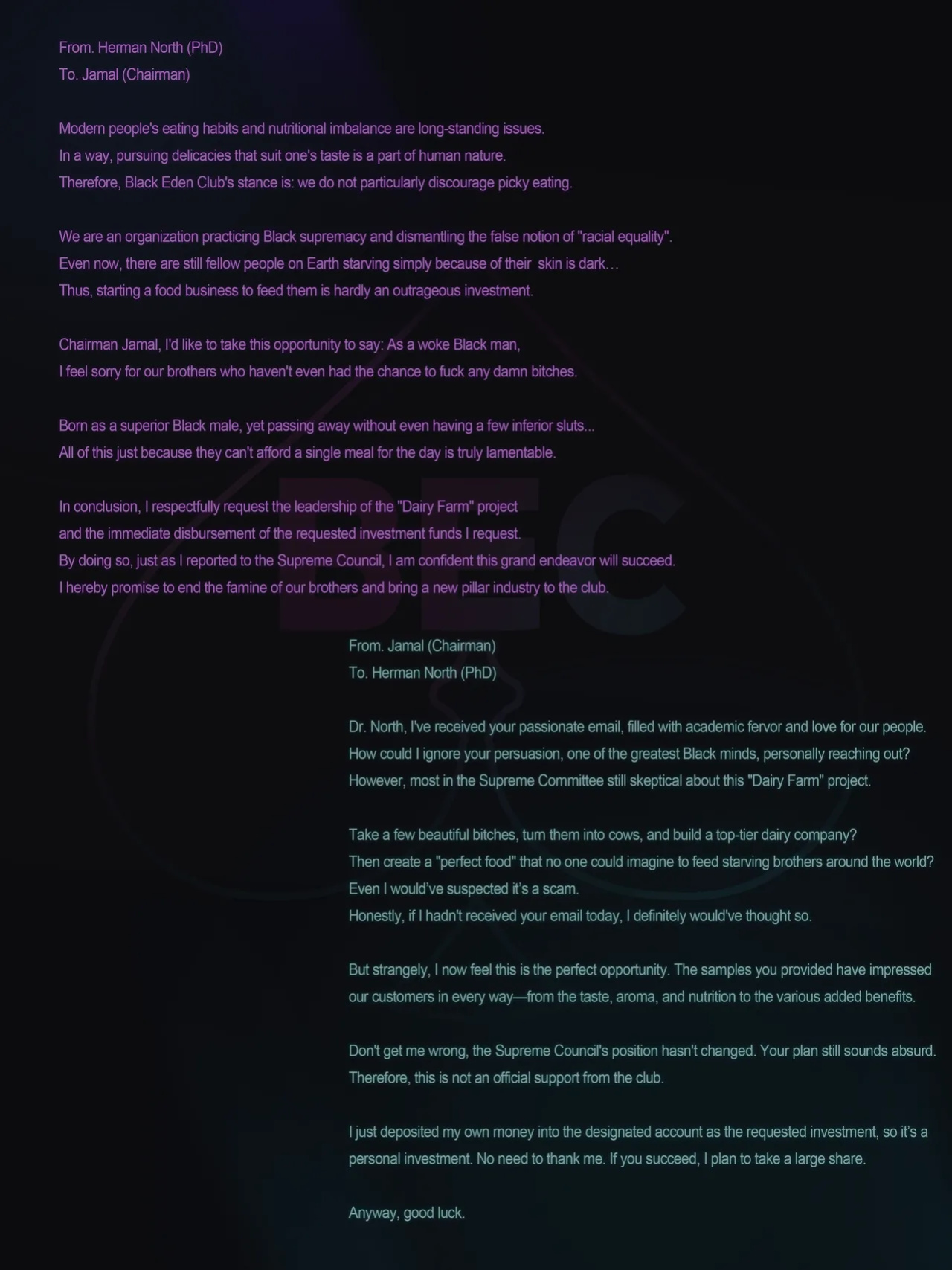 [Nuo] Black Eden Club - The Selection Chapter