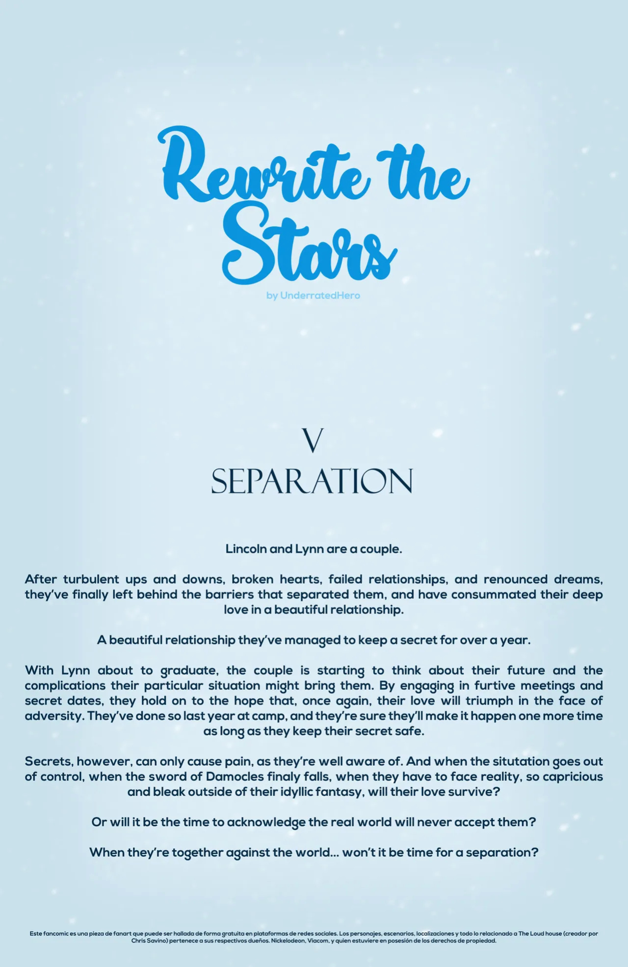 [Underrated Hero] Rewrite The Stars Chapter 5: Separation