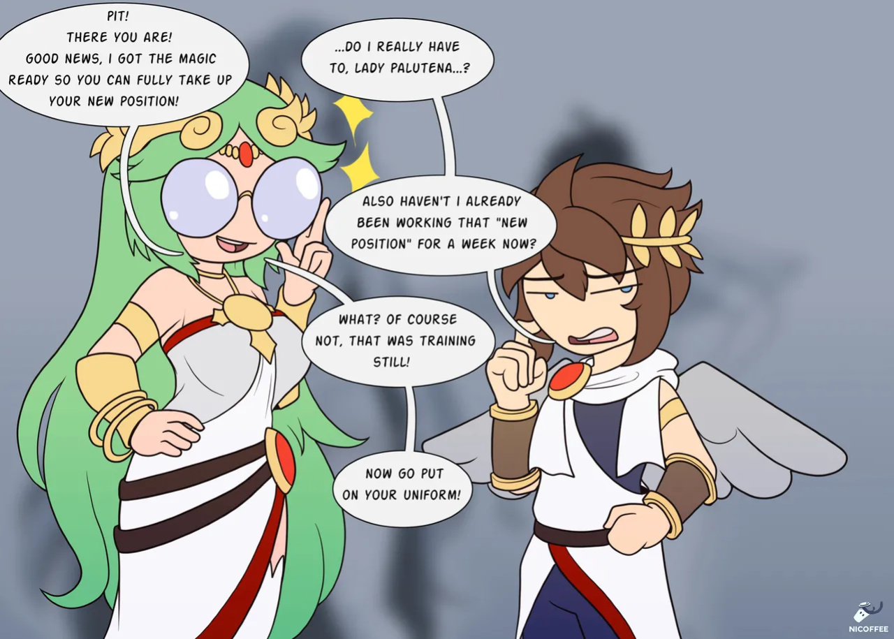 [Nicoffee] Palutena and Pit Skyworld Repopulaiton Parts 1-3