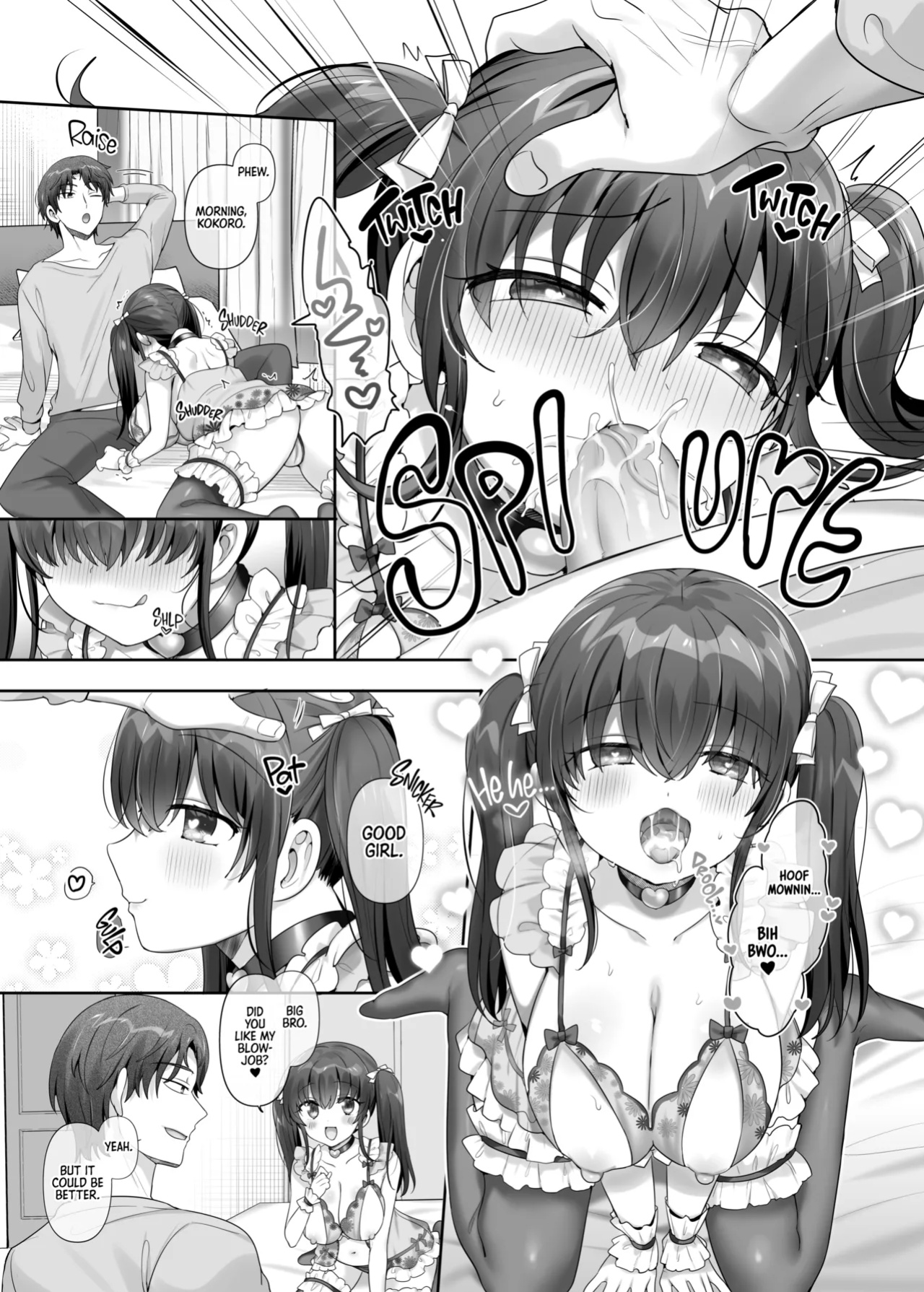 [Amuai Okashi Seisakusho (Hiiragi Popura, Ochita Ato Daisuki Samurai)] Ore wa Aitsu no Imouto Dorei | My Rival Turned Me Into His Genderbent Sex Pet