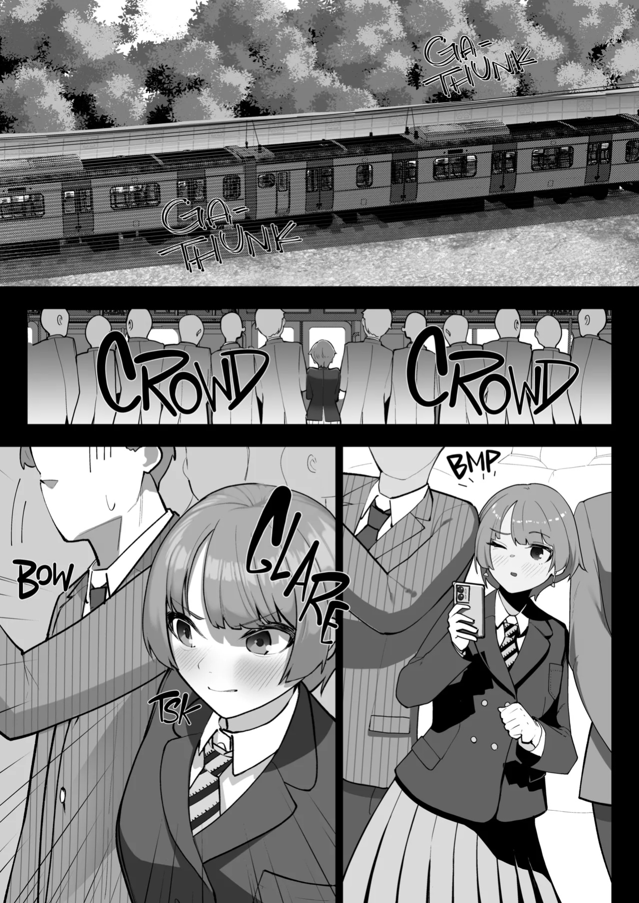 [Shuuchi no Jijitsu (Takamura)] Manin Densha | Full Train [Fap It Scans]