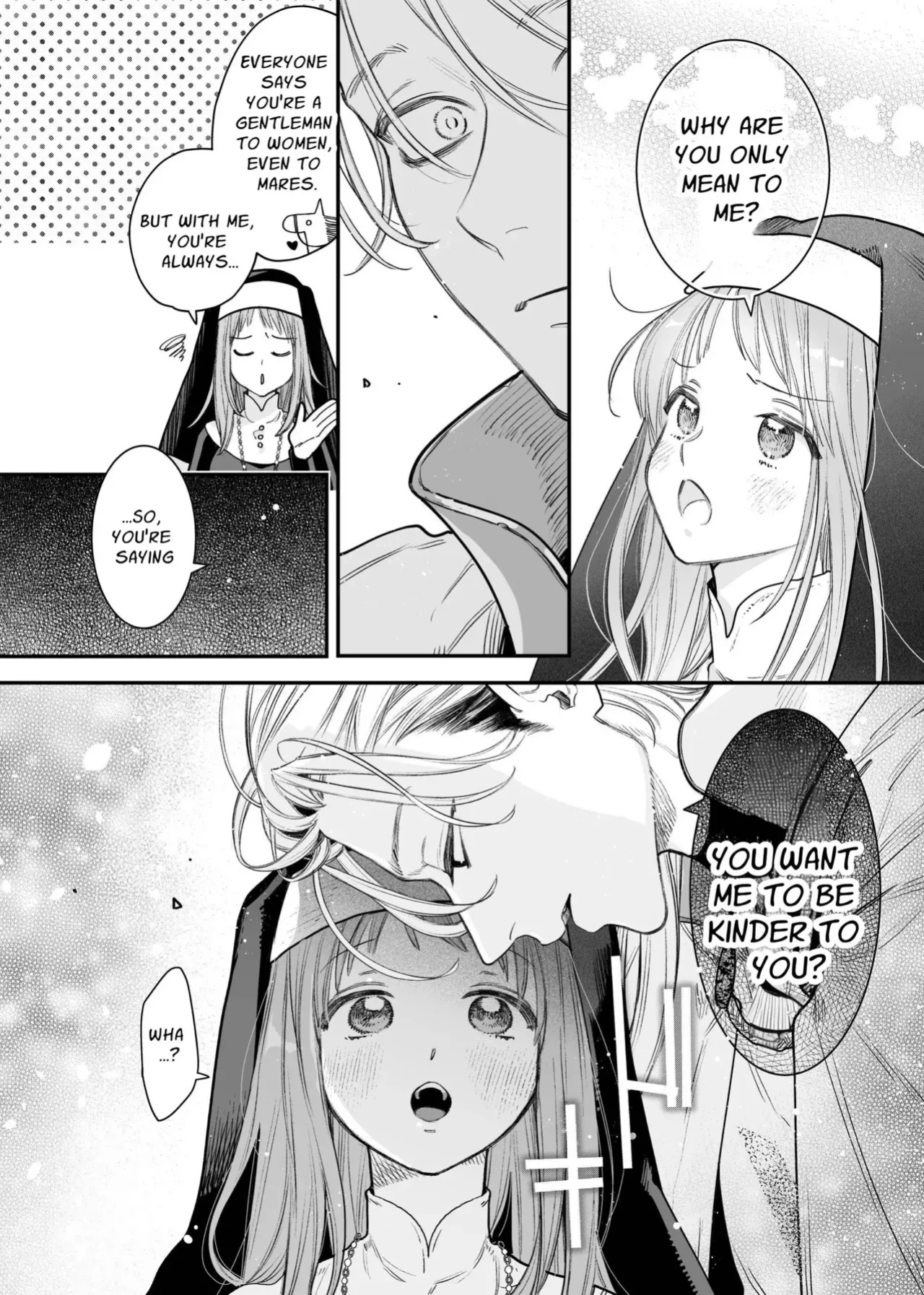 [Visualize (ENVY)] Tada no Osananajimi no Hazudatta Kiyoshi Kishi ga Danjon no Misshitsu de Sekinen no Shūchaku o Kokuhaku Shitekita!?｜The Holy Knight Who Was Supposed To Be My Friend Confesses His Obsession For Me In A Dungeon Room [Chocolate]