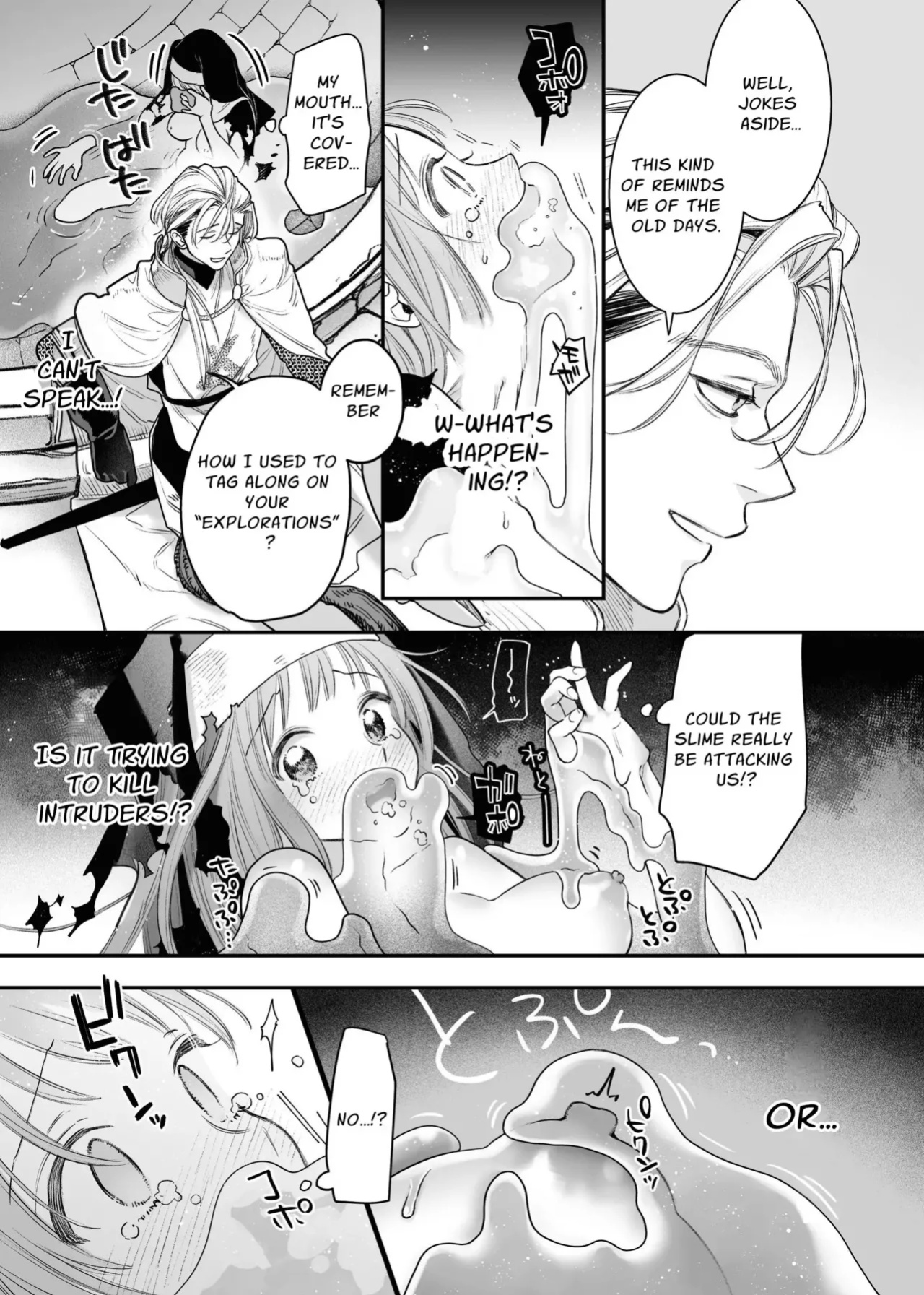 [Visualize (ENVY)] Tada no Osananajimi no Hazudatta Kiyoshi Kishi ga Danjon no Misshitsu de Sekinen no Shūchaku o Kokuhaku Shitekita!?｜The Holy Knight Who Was Supposed To Be My Friend Confesses His Obsession For Me In A Dungeon Room [Chocolate]