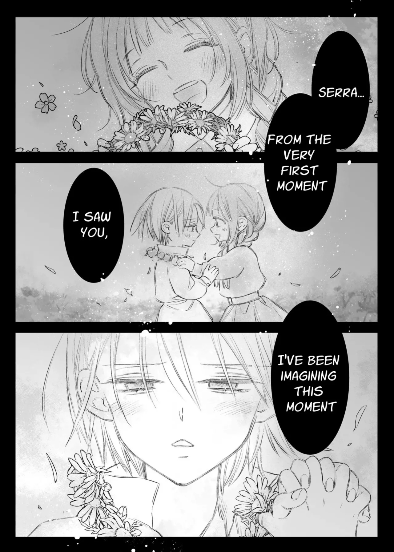 [Visualize (ENVY)] Tada no Osananajimi no Hazudatta Kiyoshi Kishi ga Danjon no Misshitsu de Sekinen no Shūchaku o Kokuhaku Shitekita!?｜The Holy Knight Who Was Supposed To Be My Friend Confesses His Obsession For Me In A Dungeon Room [Chocolate]