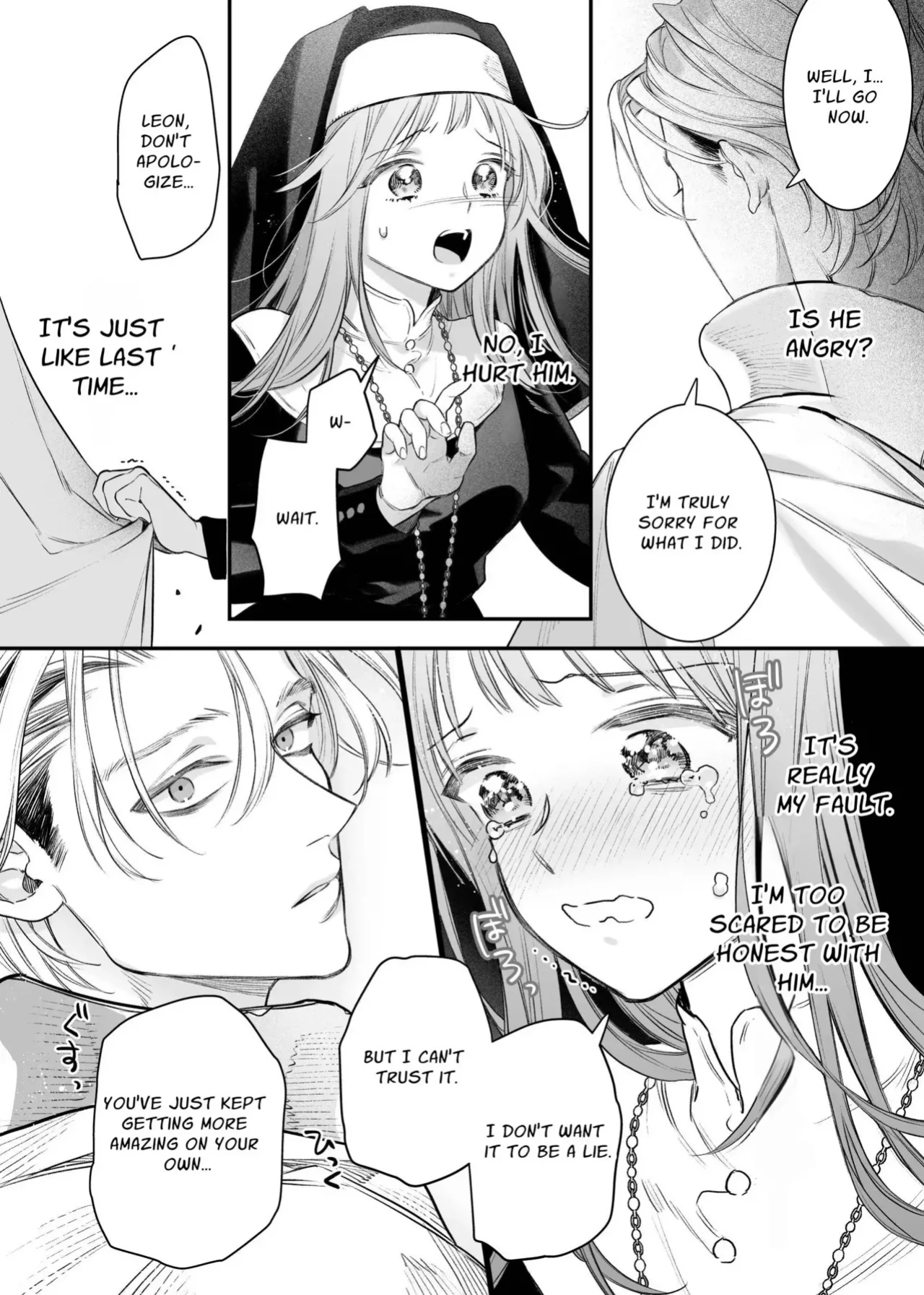 [Visualize (ENVY)] Tada no Osananajimi no Hazudatta Kiyoshi Kishi ga Danjon no Misshitsu de Sekinen no Shūchaku o Kokuhaku Shitekita!?｜The Holy Knight Who Was Supposed To Be My Friend Confesses His Obsession For Me In A Dungeon Room [Chocolate]
