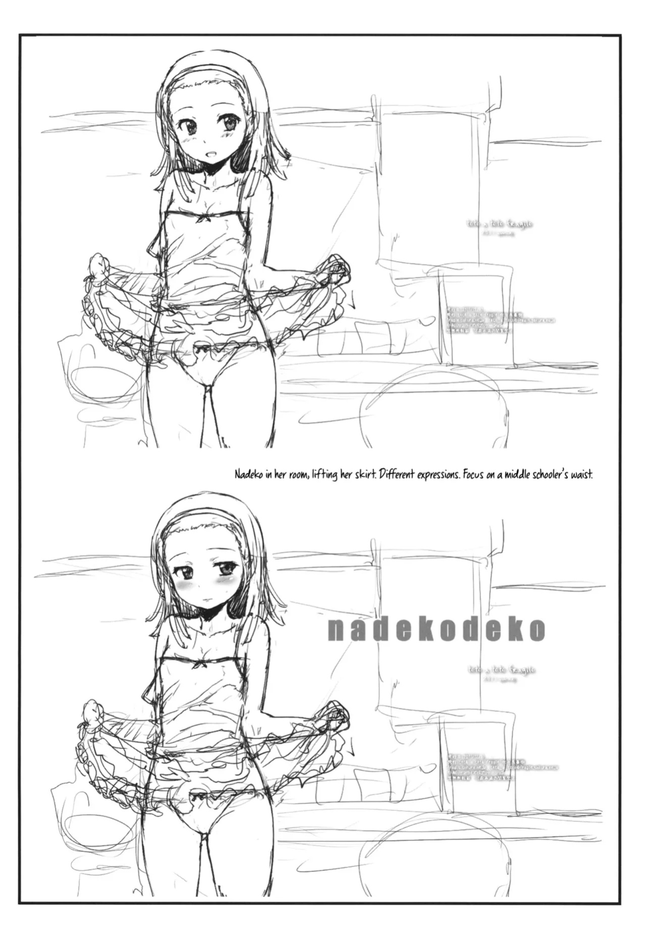 (COMIC1☆6) [tete a tete fragile (Sasahara Yuuki)] nadekodeko + Paper (Nisemonogatari)