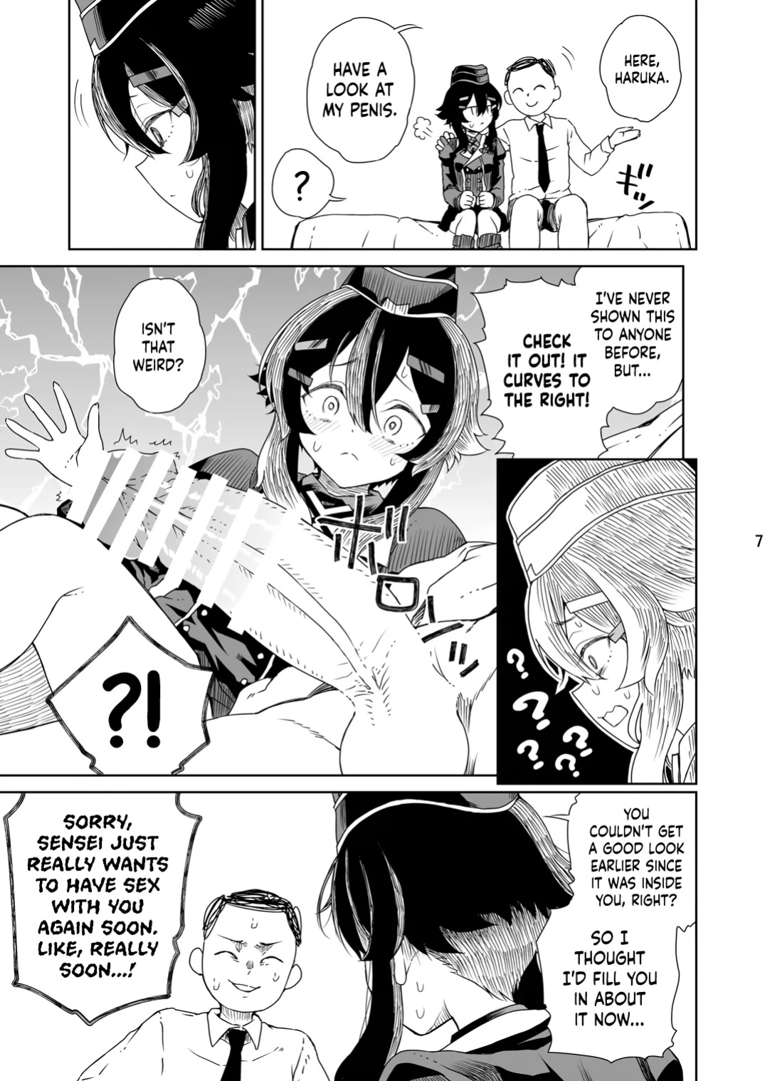 [Vagina Dentata (Hirota Masatane)] Sensei ni Goaisatsu o | Giving My Regards to Sensei (Blue Archive) [Cuddlebuns]
