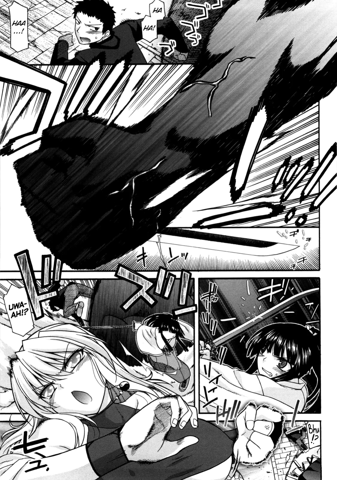 [Miyashiro Sousuke] oyama no Sha ga Taihenda | The mountain shrine is in trouble Chapter 8 (COMIC Penguin Club 2011-02)