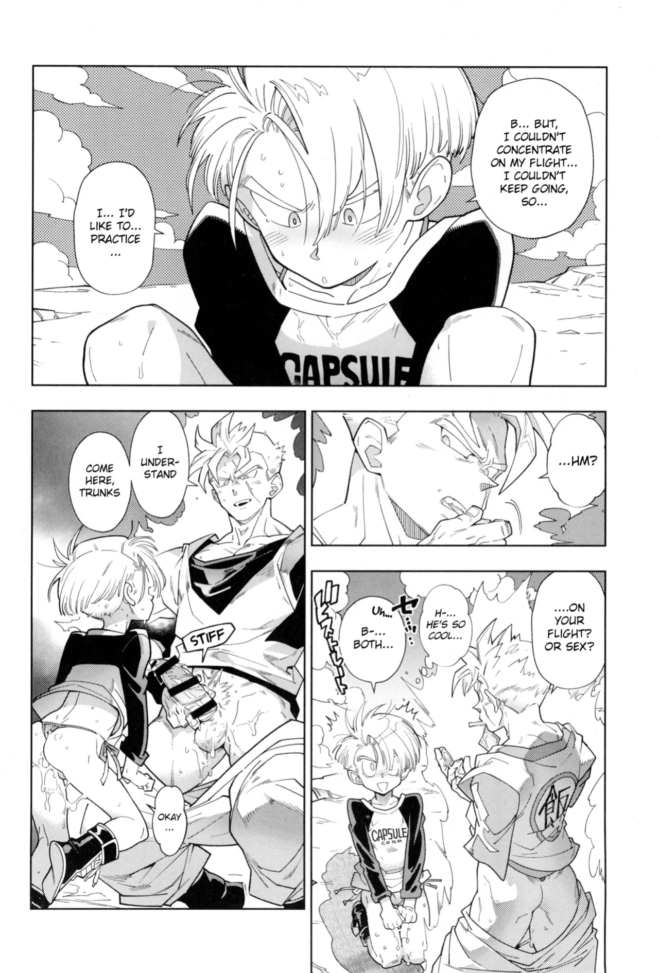 (ShotaFes 17) [Article 60 of Criminal Code (Shuhan)] Nee Gohan-san Micro Bikini Suki desu ka? | Hey Gohan, Do You Like Microbikinis? (Dragon Ball Z) {Chin²}