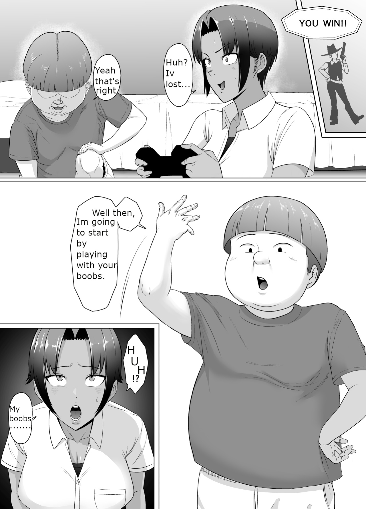 The girl next door is really careless, So I had to put her in her place (english)