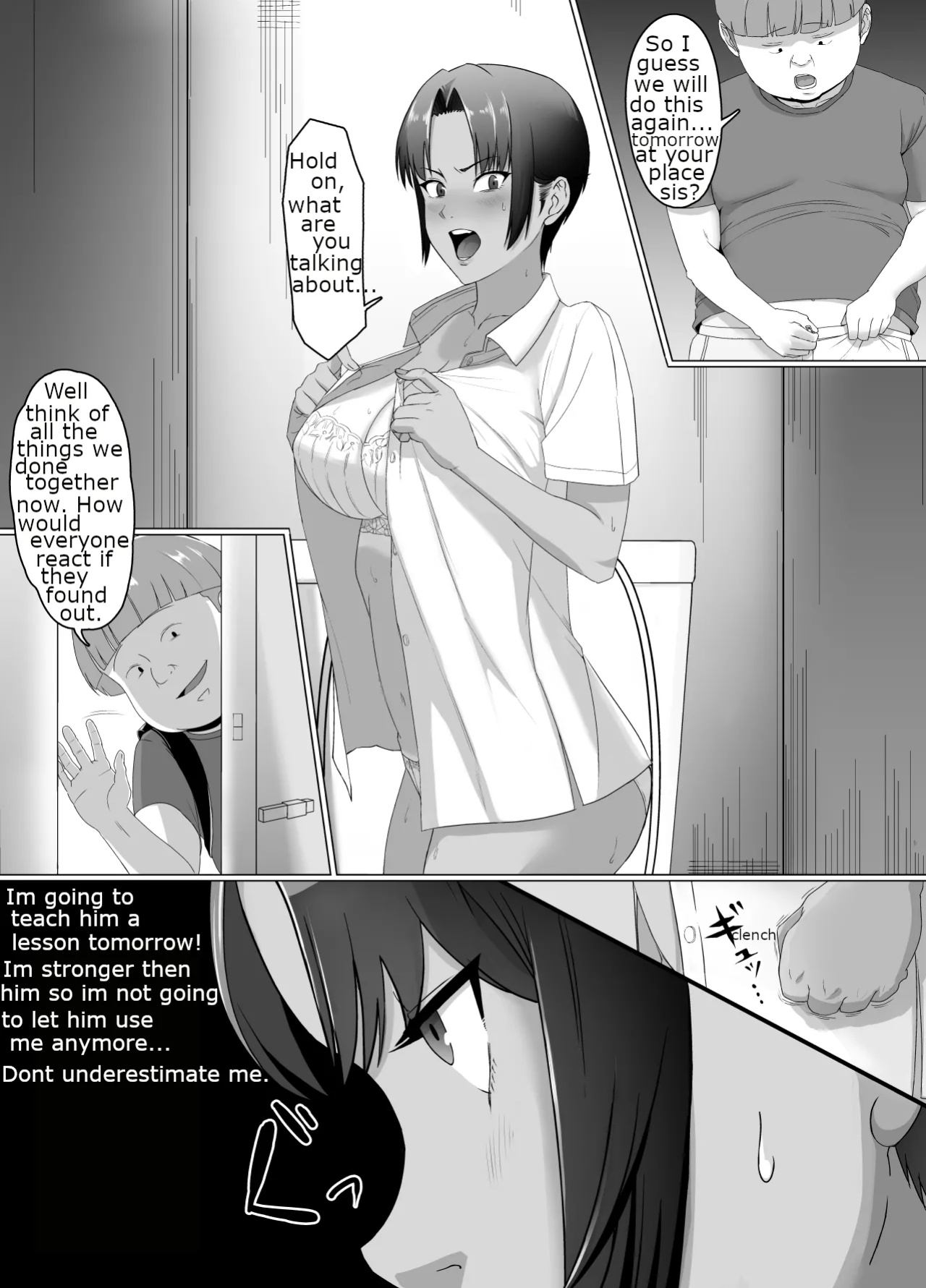 The girl next door is really careless, So I had to put her in her place (english)