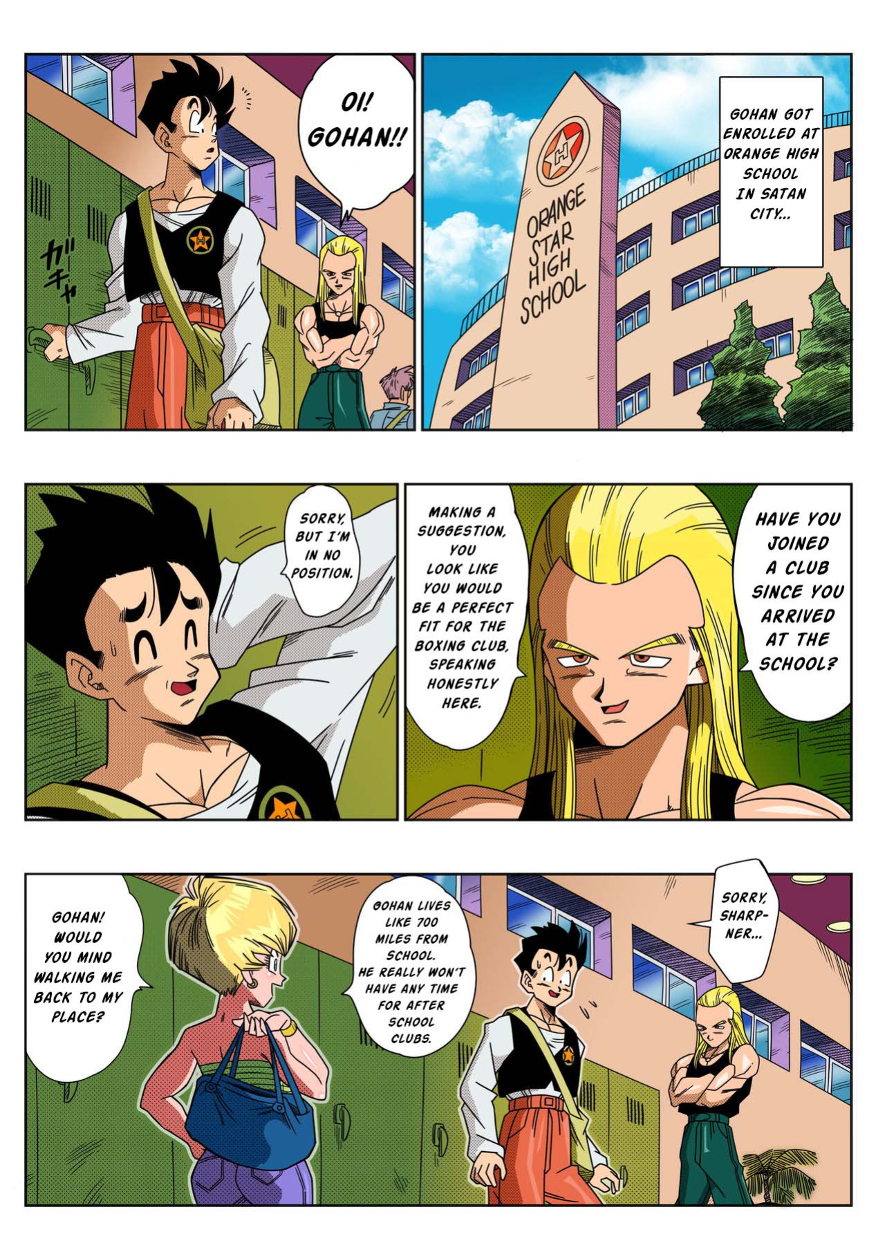 [Yamamoto] LOVE TRIANGLE Z Part 1-4 (Dragon Ball Z) [英语] [全彩未修正]