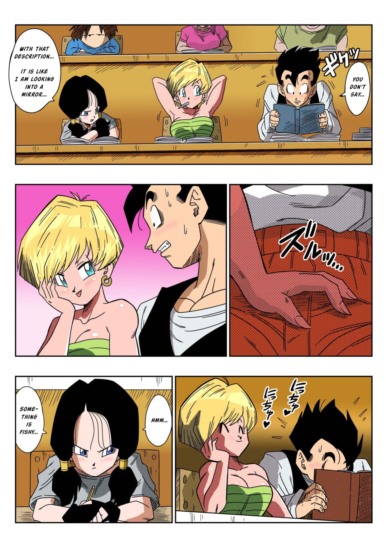 [Yamamoto] LOVE TRIANGLE Z Part 1-4 (Dragon Ball Z) [英语] [全彩未修正]