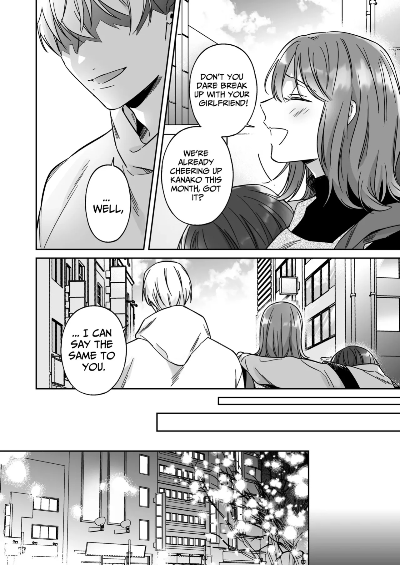 [THE Waidan (Yasuda Meshimeshi, Roni)] Saenai Dōki no Kobayashi wa Watashi no Higyaku Ganbō o Mitashite Kureru ｜I'm Not Content With Being Just Osada's "Male Friend"!
