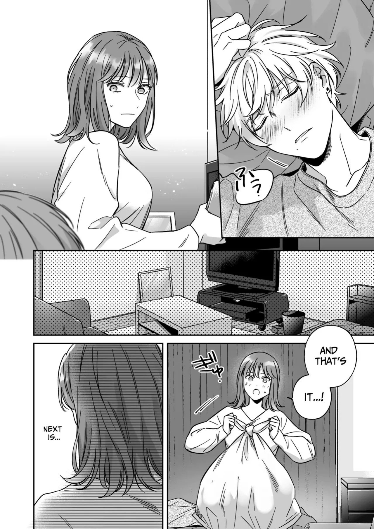 [THE Waidan (Yasuda Meshimeshi, Roni)] Saenai Dōki no Kobayashi wa Watashi no Higyaku Ganbō o Mitashite Kureru ｜I'm Not Content With Being Just Osada's "Male Friend"!