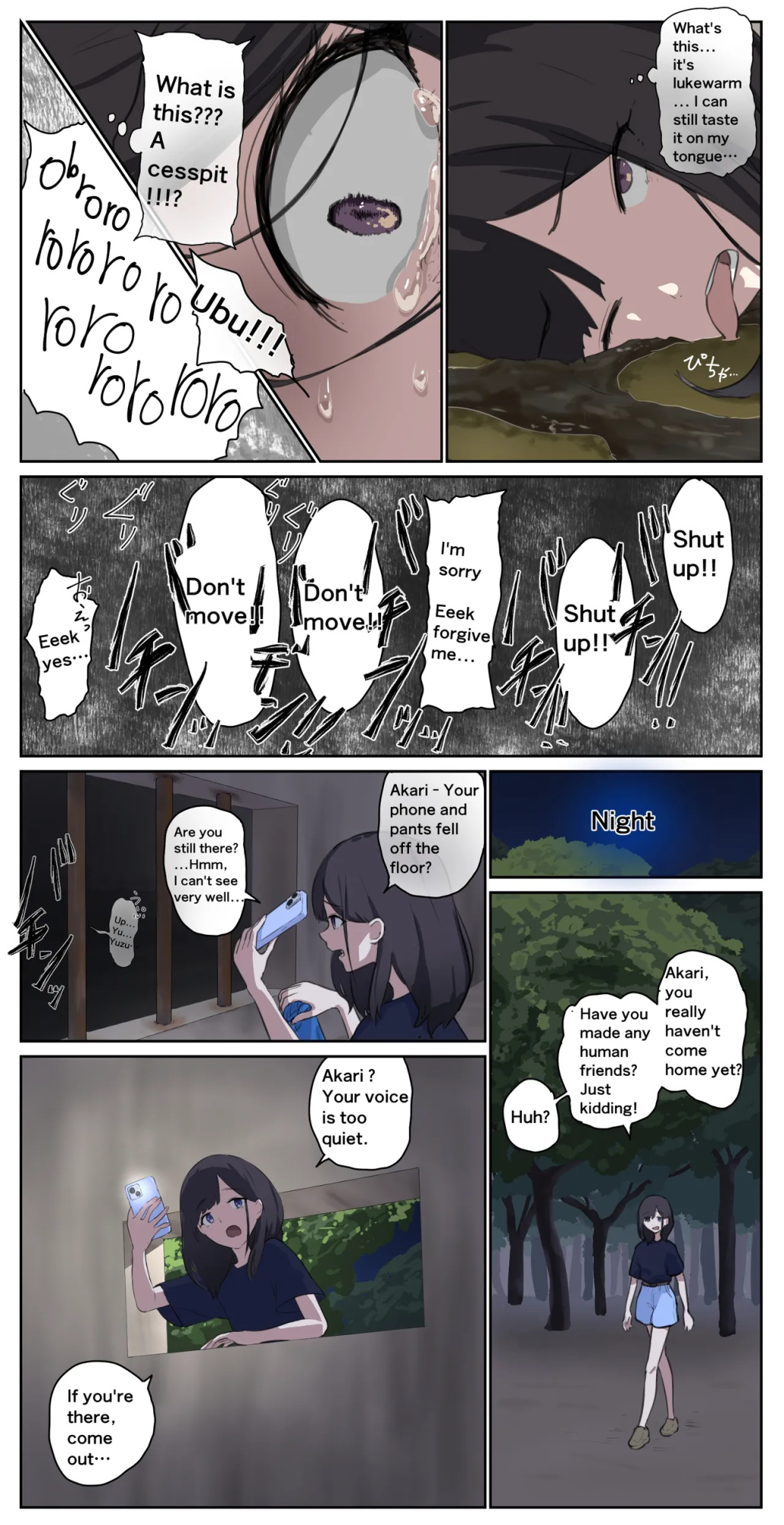A girl left in a human barn by her friend《Part 1》