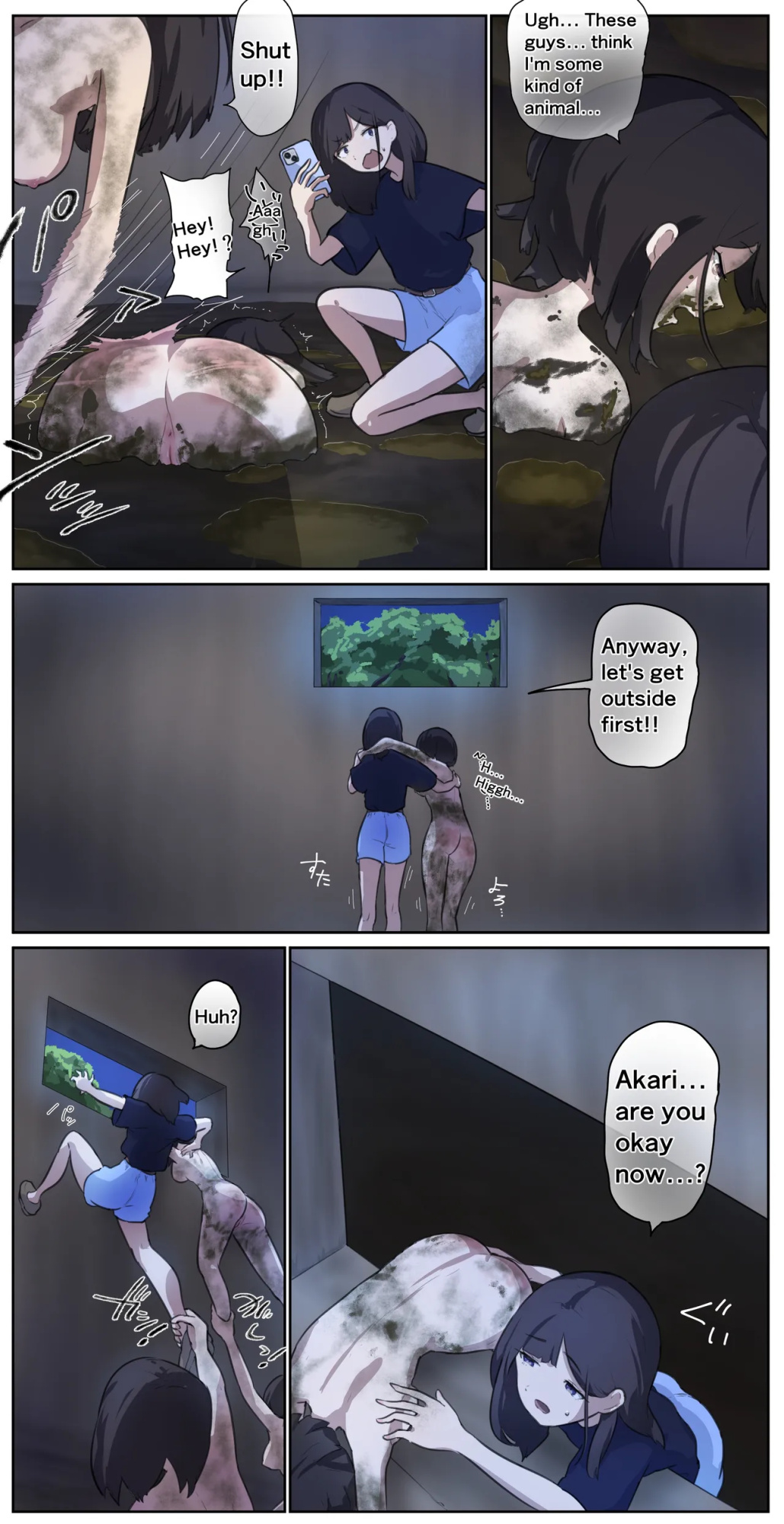 A girl left in a human barn by her friend《Part 2》