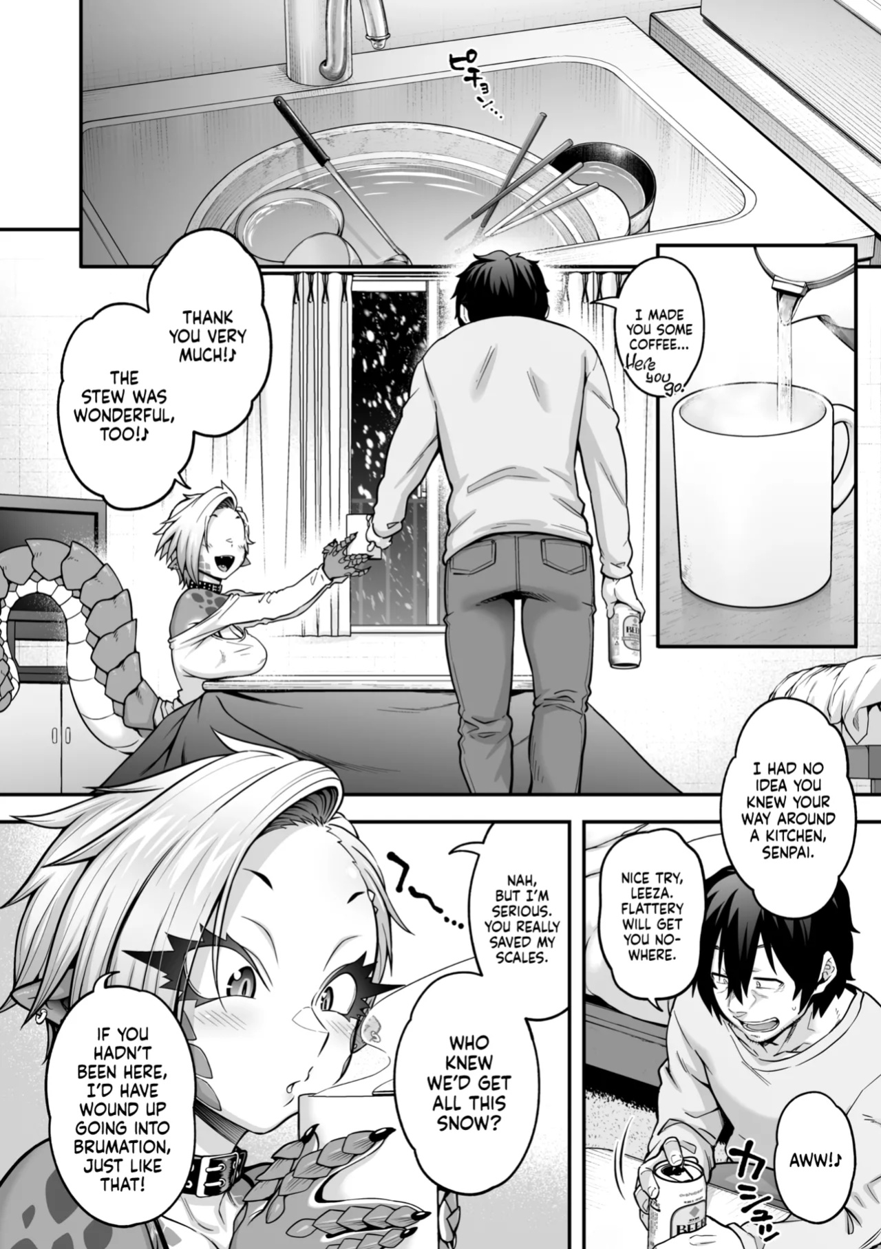 [Jun] Yukifuru Yoru no Reptile | Reptile on a Snowy Night (COMIC GAIRA Vol. 17) [head empty]