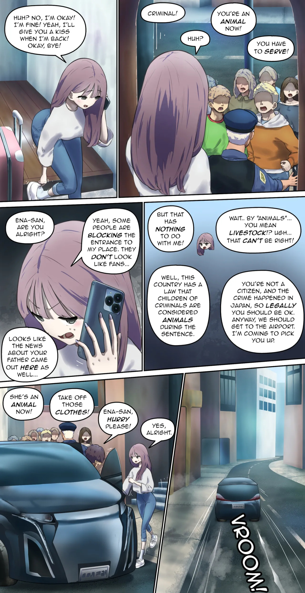 According to the law of the country where I came for the modeling shoot… 【Translated by kochakaden】