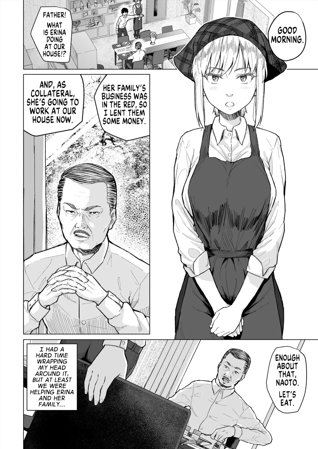 [Chonmage Teikoku (Magekichi)] Osananajimi wa Shakkin no Kata toshite Oyaji ni Dakareru | My Childhood Friend is a Collateral Who Has to Sleep With My Father [MegaFagget]