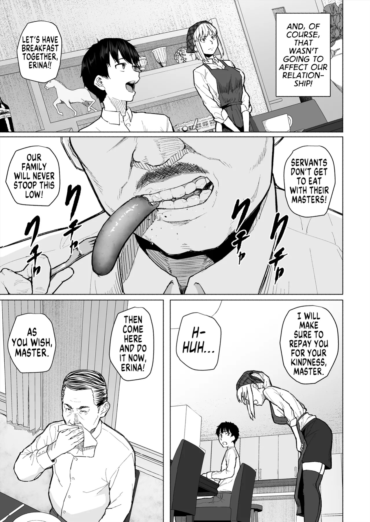 [Chonmage Teikoku (Magekichi)] Osananajimi wa Shakkin no Kata toshite Oyaji ni Dakareru | My Childhood Friend is a Collateral Who Has to Sleep With My Father [MegaFagget]