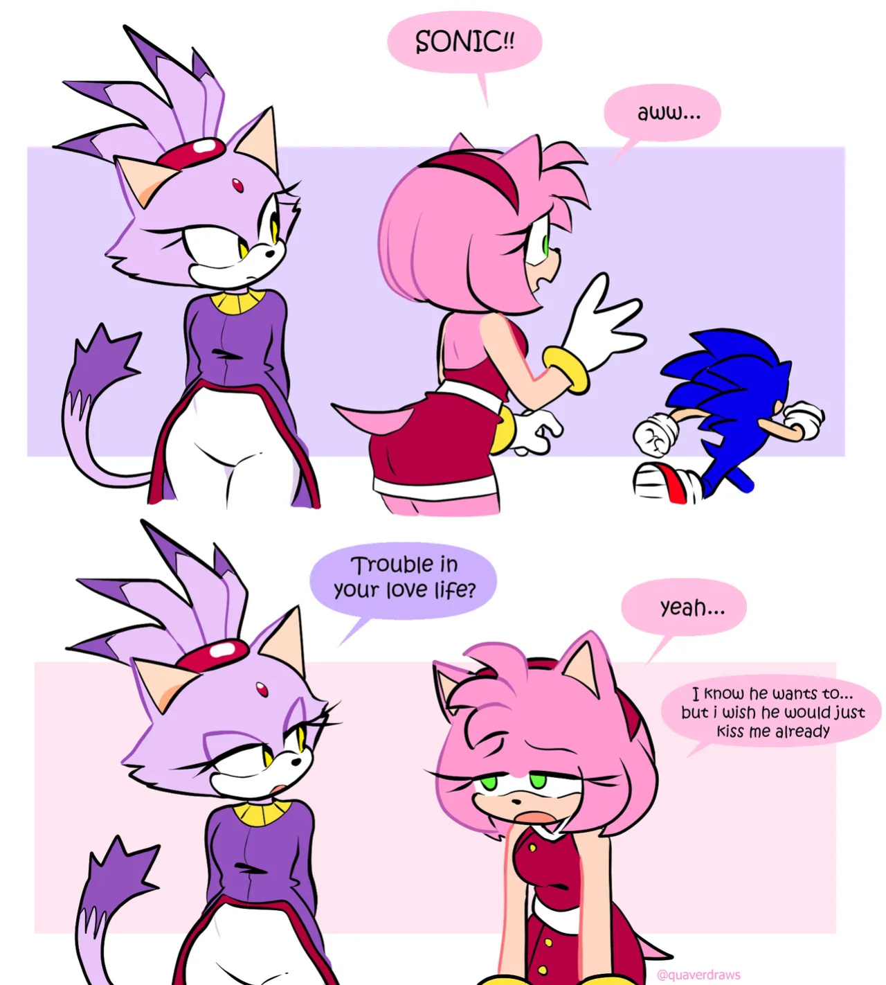 [QuaverDraws (QuaverNSFW)] Amy x Blaze