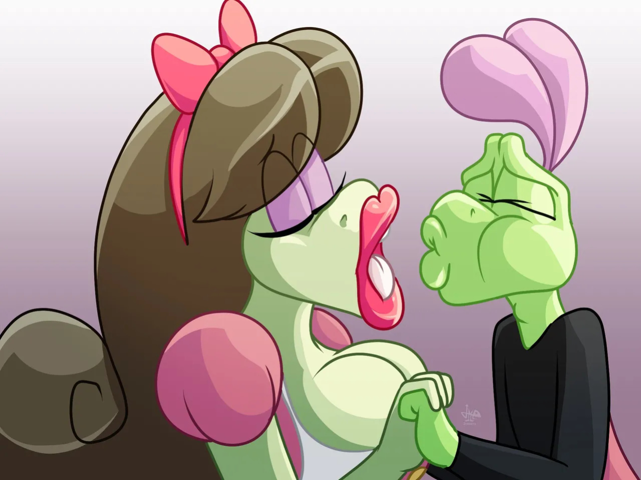 [JAMEArts] She's Expecting Tongue
