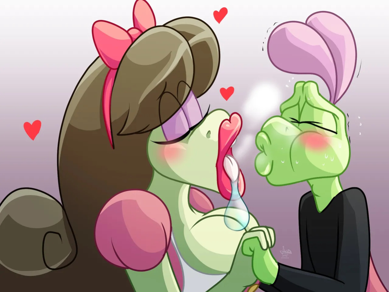 [JAMEArts] She's Expecting Tongue