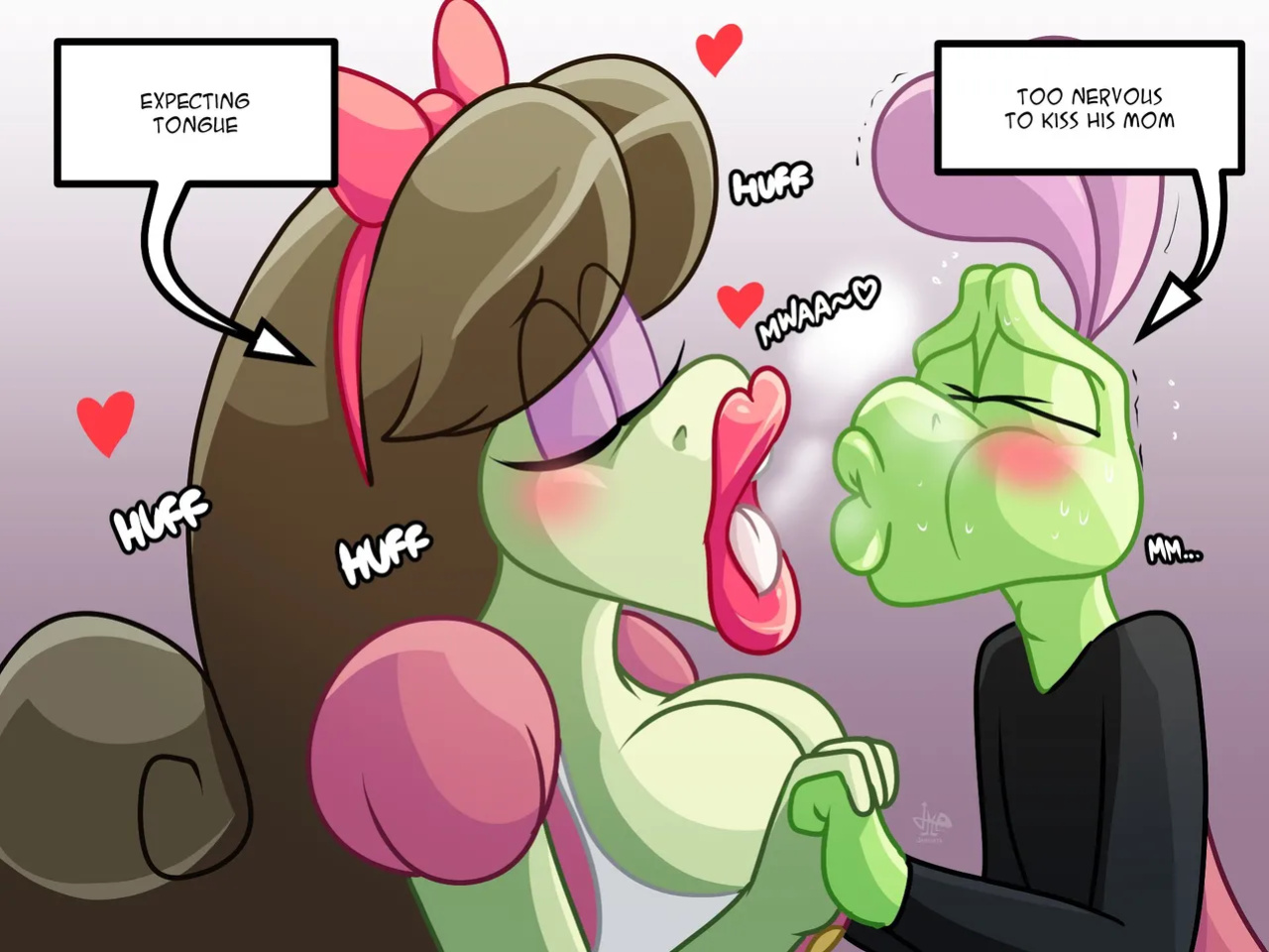 [JAMEArts] She's Expecting Tongue