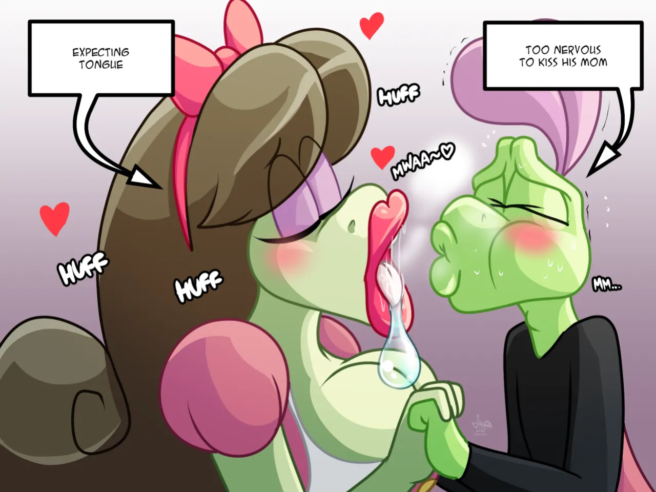 [JAMEArts] She's Expecting Tongue
