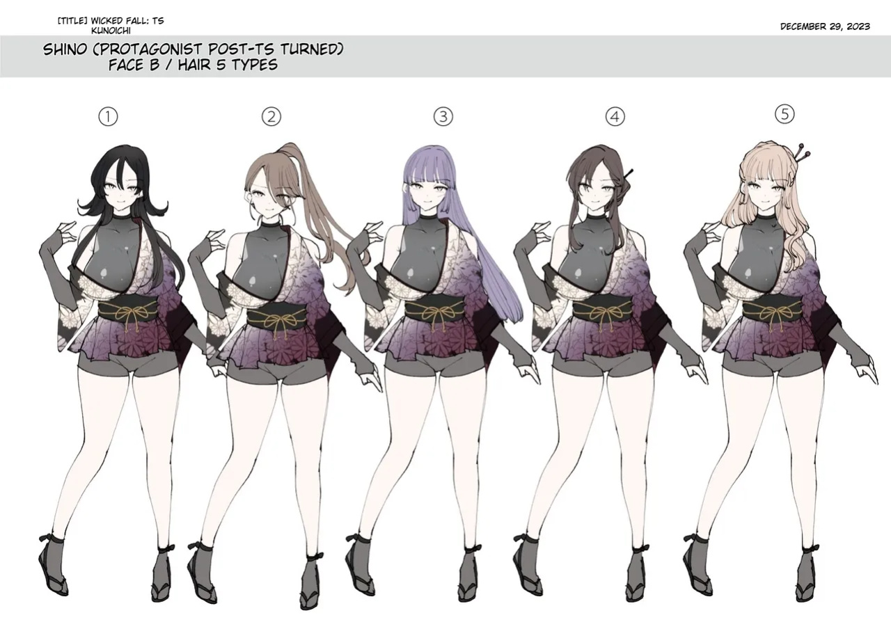 Corrupted Gender-Swapped Kunoichi (For Sale)