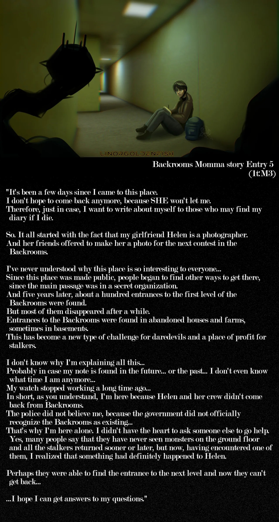 [Linor Goldenfish] Backrooms Momma story
