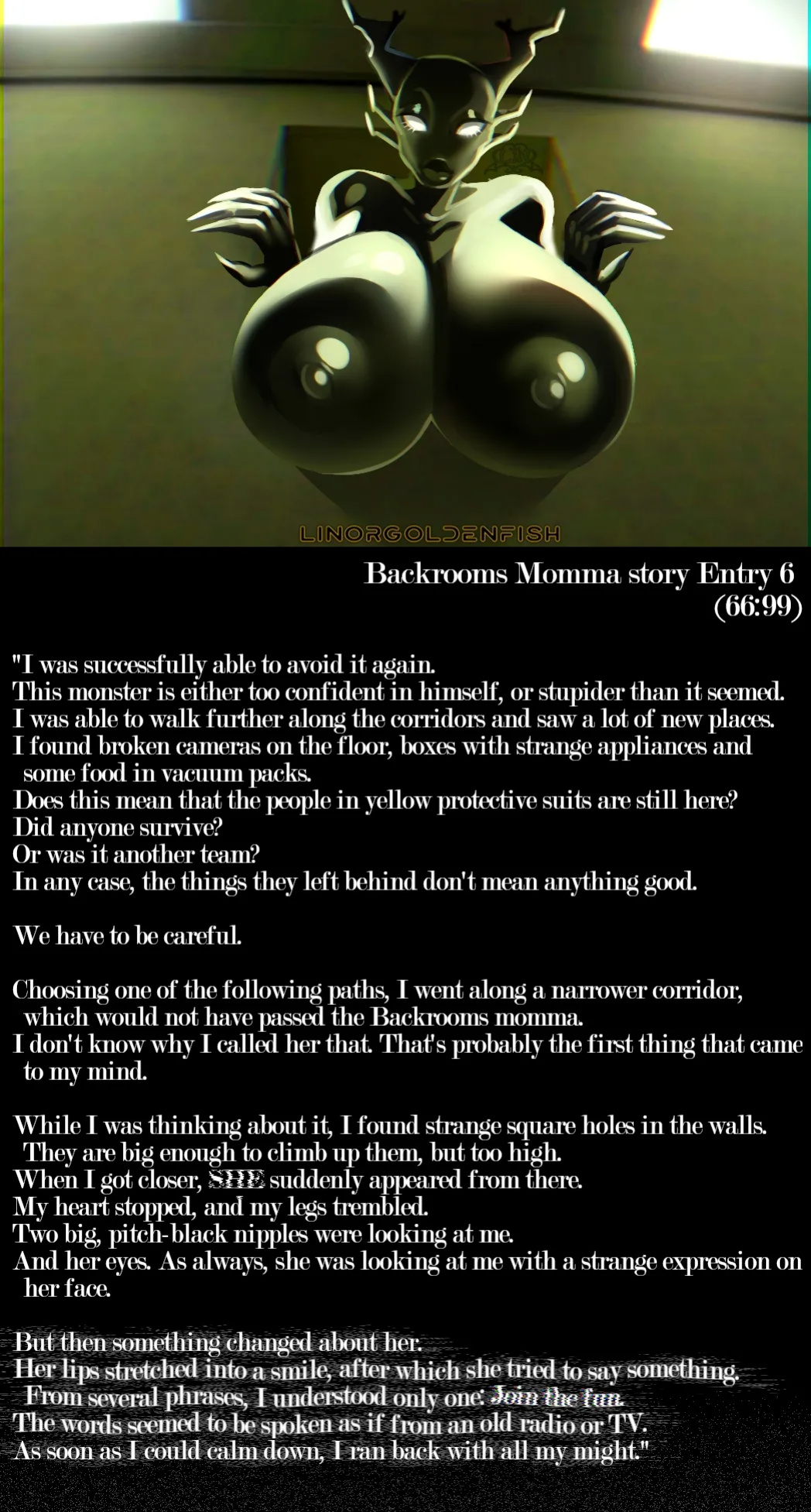 [Linor Goldenfish] Backrooms Momma story