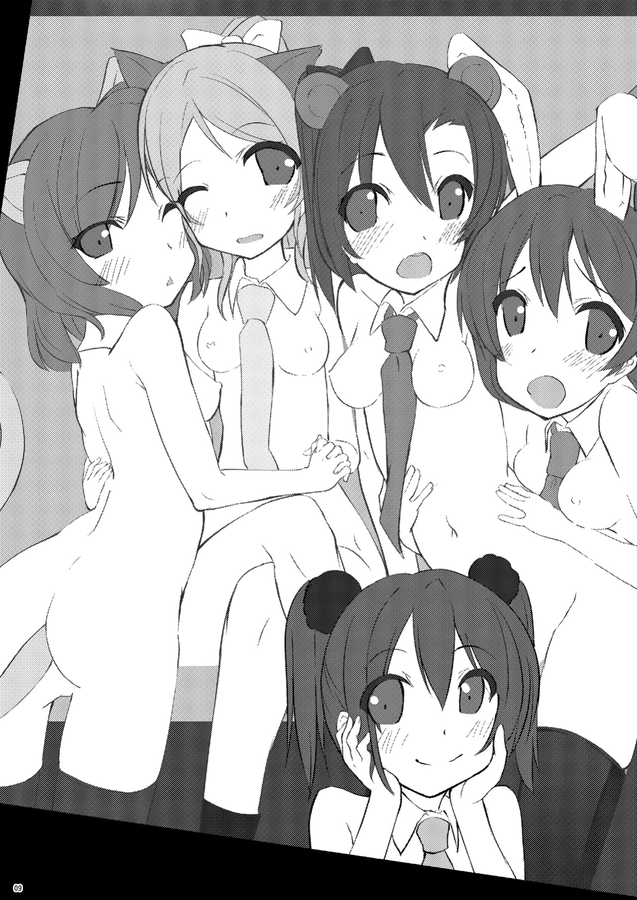 [Kurowasabi (Kurozu)] Neck-Pai μ's (Love Live!)