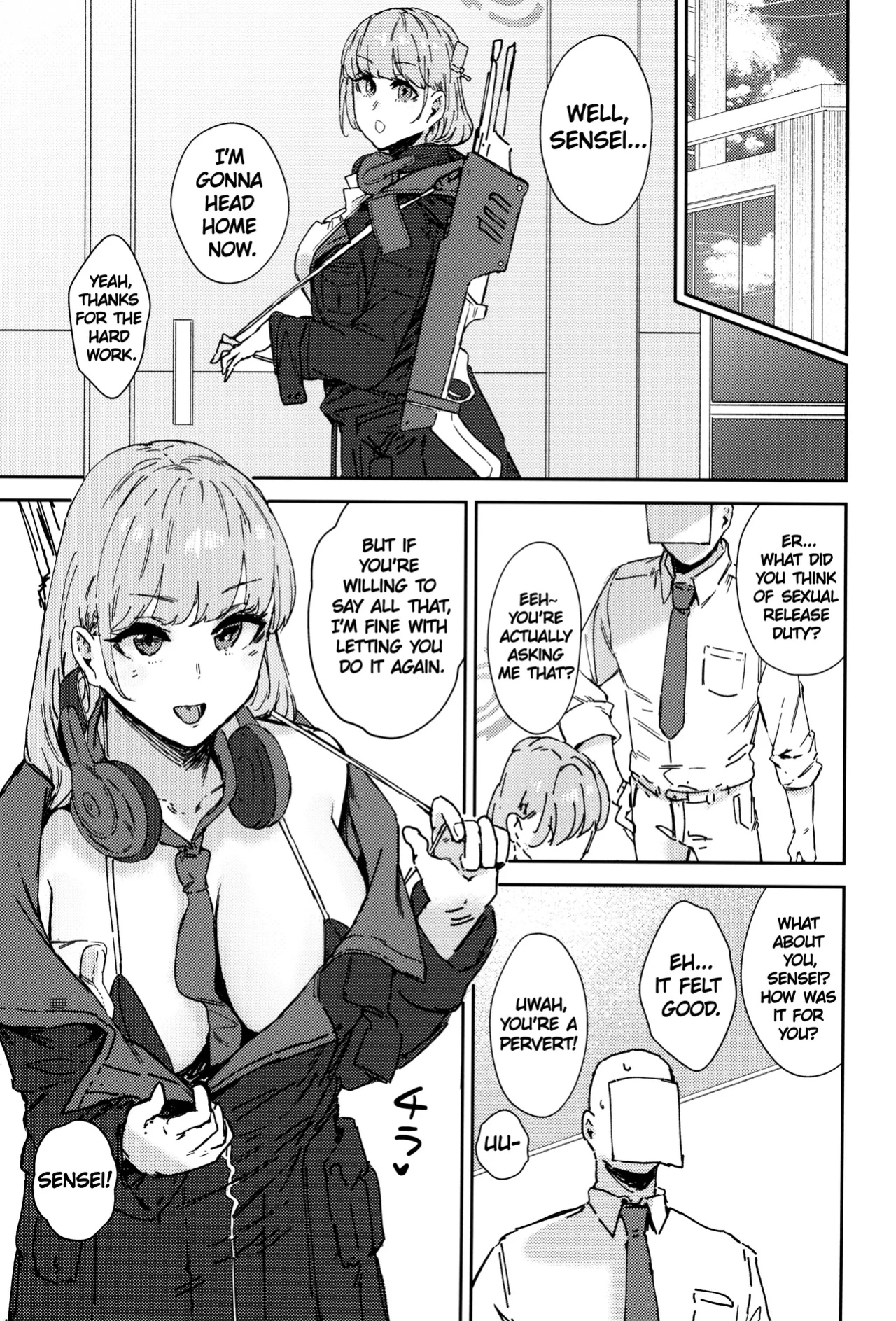 [Mandara Ryuuseigun (Signo Mandara)] Schale Senzoku Seishori Touban | Schale's Dedicated Sexual Relief Liaison (Blue Archive)