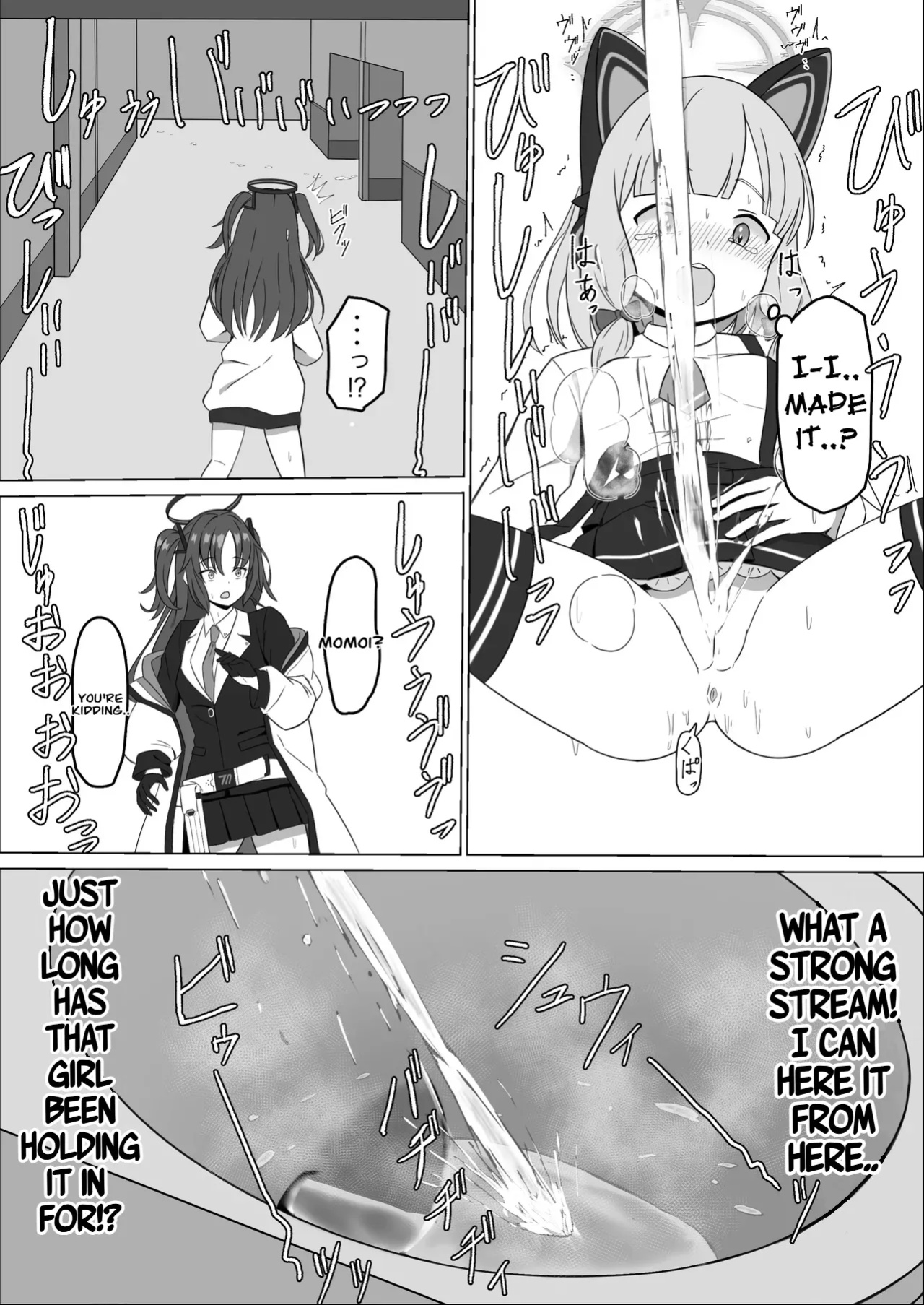 [Cake-ya-san (Ningen no Saga)] Momoi Splash! (Blue Archive)