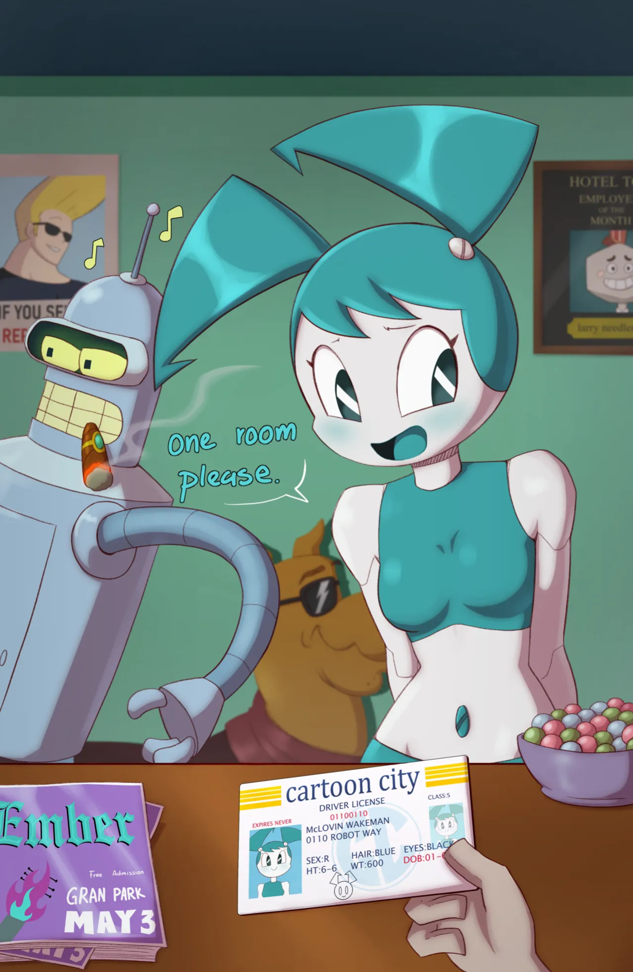 [Jona Kazuo] Teenage Robot Love (My Life as a Teenage Robot - Futurama)