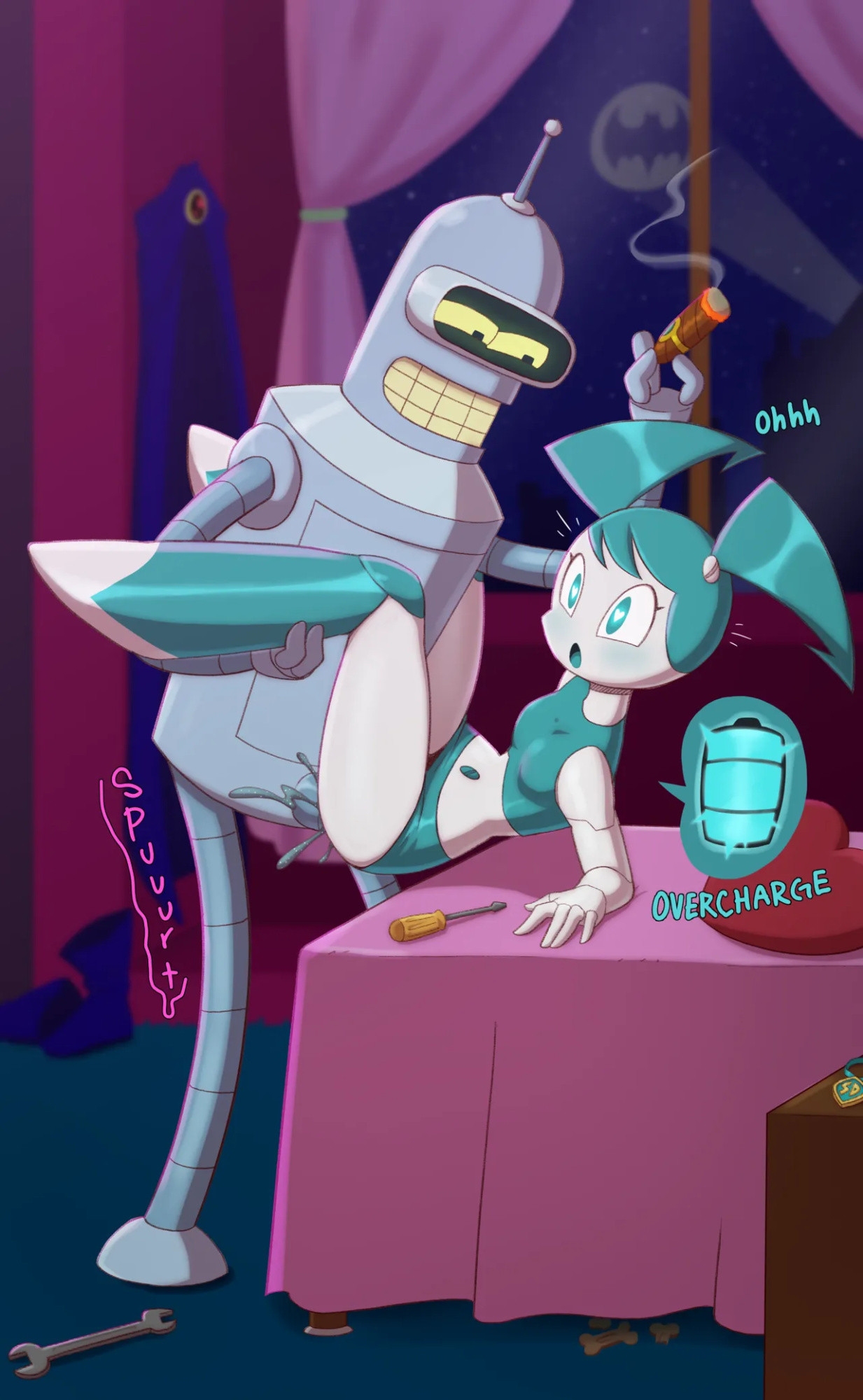 [Jona Kazuo] Teenage Robot Love (My Life as a Teenage Robot - Futurama)