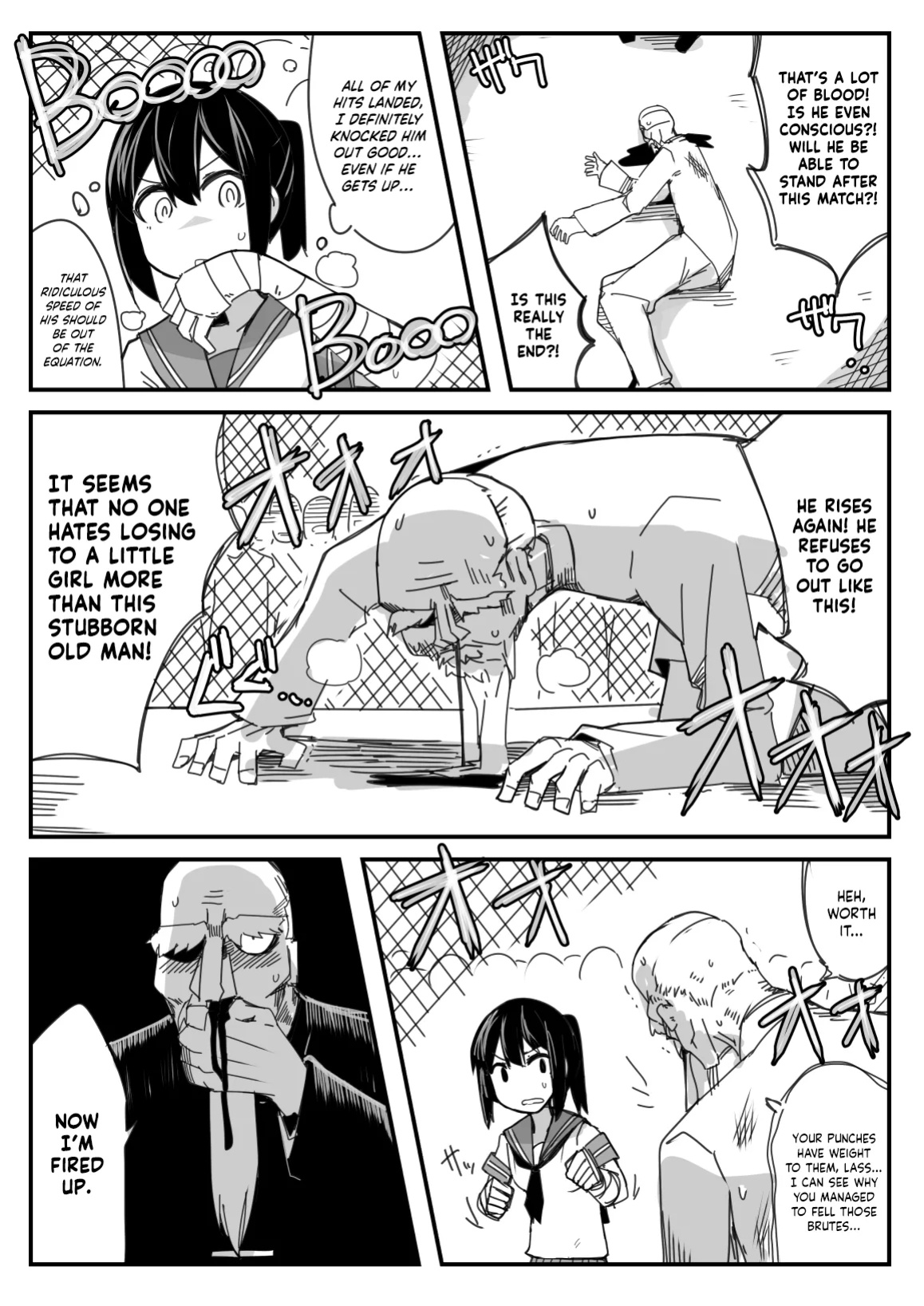[Circle Pushishi (nnS)] Sailor Fuku Chika Kakutou | Underground Fight in a Sailor Uniform [NudeSalad]