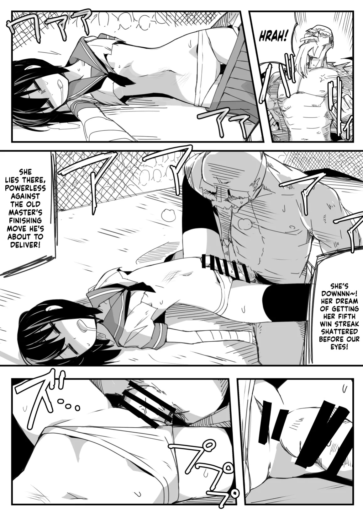 [Circle Pushishi (nnS)] Sailor Fuku Chika Kakutou | Underground Fight in a Sailor Uniform [NudeSalad]