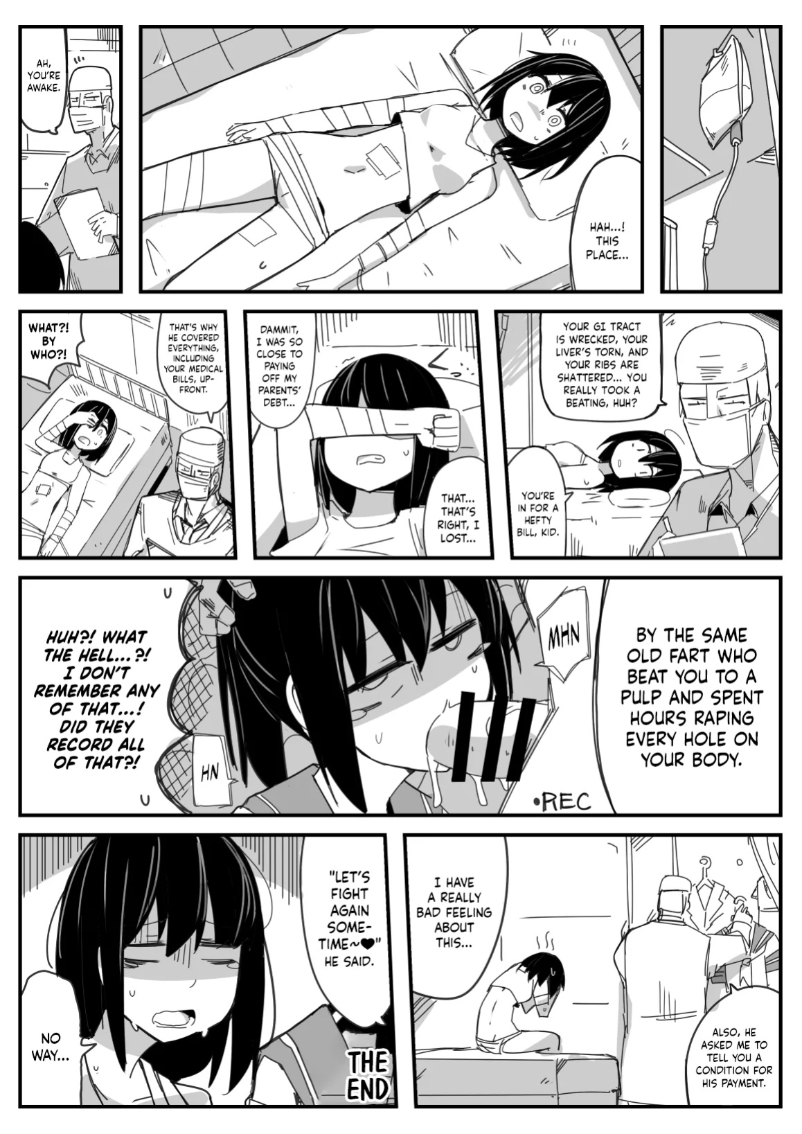 [Circle Pushishi (nnS)] Sailor Fuku Chika Kakutou | Underground Fight in a Sailor Uniform [NudeSalad]