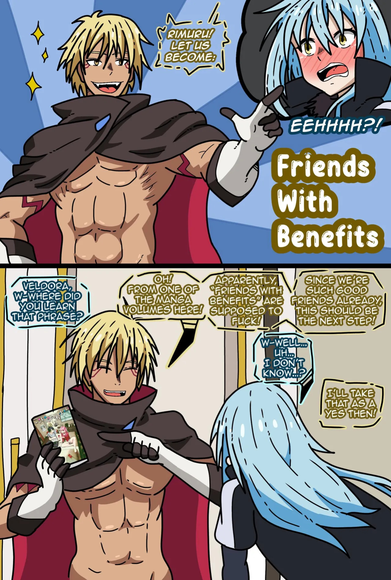 [ApoelaYoshi7] Rimuru and Veldora becoming Friends with Benefits (That Time I was Reincarnated as a Slime)