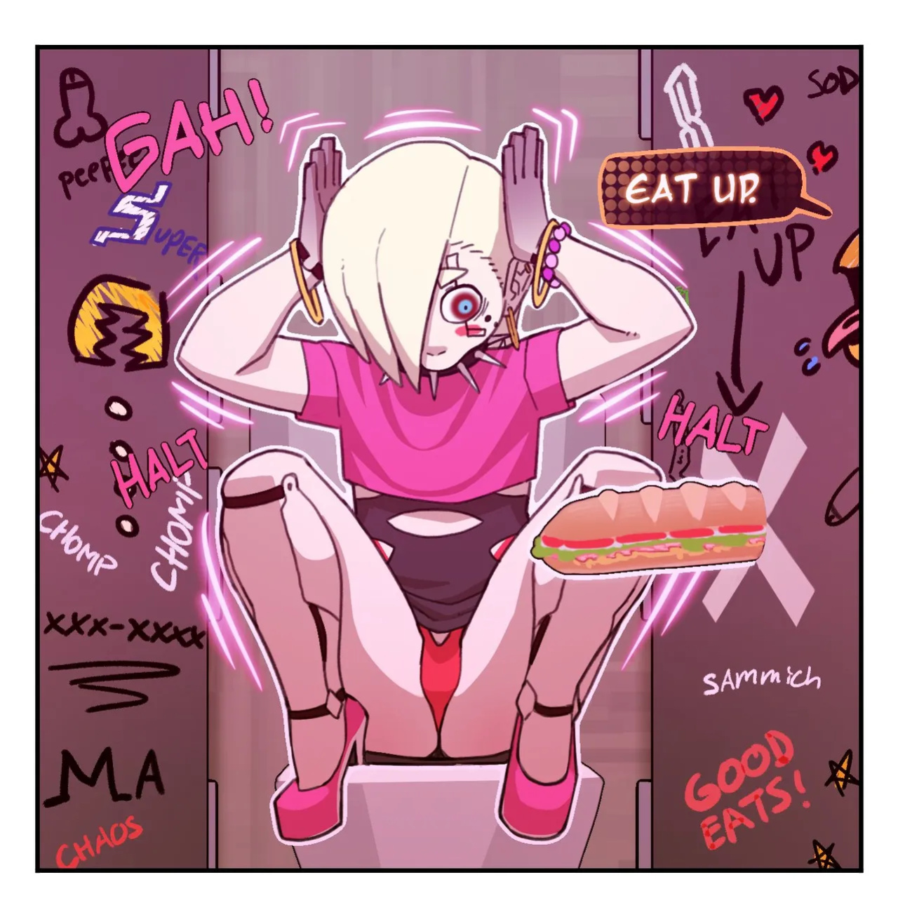 [BurntArt] Noel and Friends (OC BurnArt)