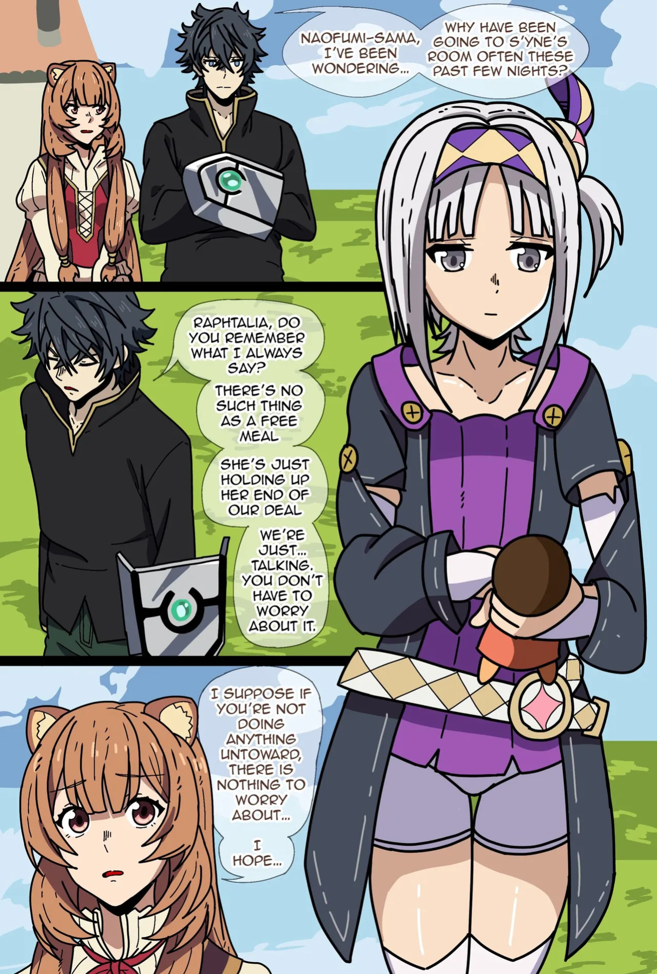 [ApoelaYoshi7] S'yne wants to stay! (The Rising of the Shield Hero)