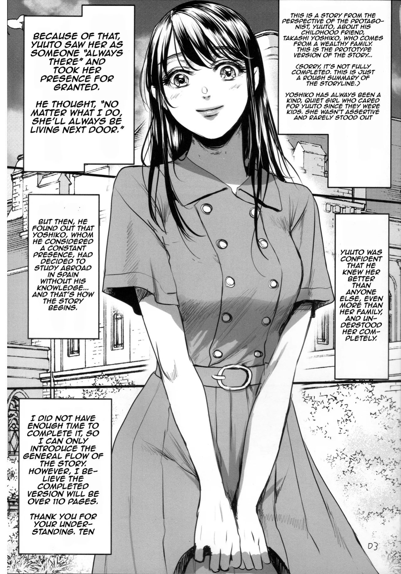 (C100) [Flieger (Ten)] Boku no Yoshiko no Hazudatta. Zanteiban | She was supposed to be my Yoshiko - Temporary version [Aishi21]
