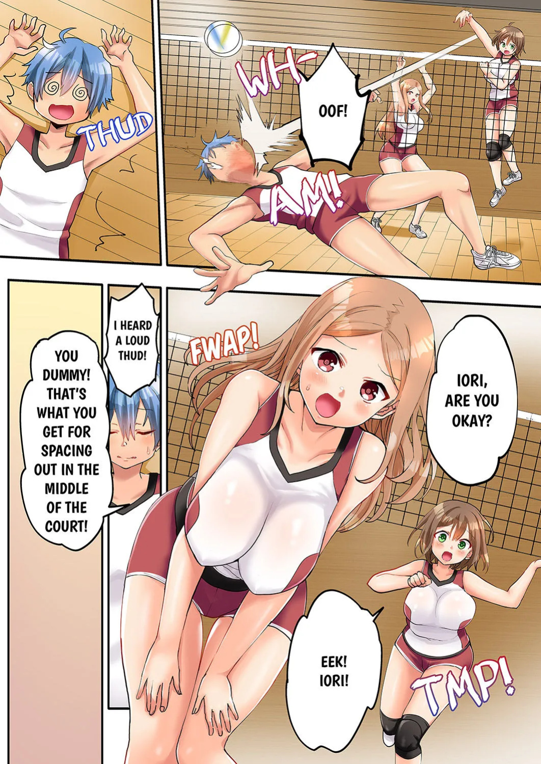 [Kazutaro] Hitozuma Volley-bu no Asedaku SEX ~Shower Abinagara Mitchaku Shichau? 5-6 | Married Women's Volleyball Club Sweaty Sex - We're Being Glued Together While Taking A Shower? 5-6