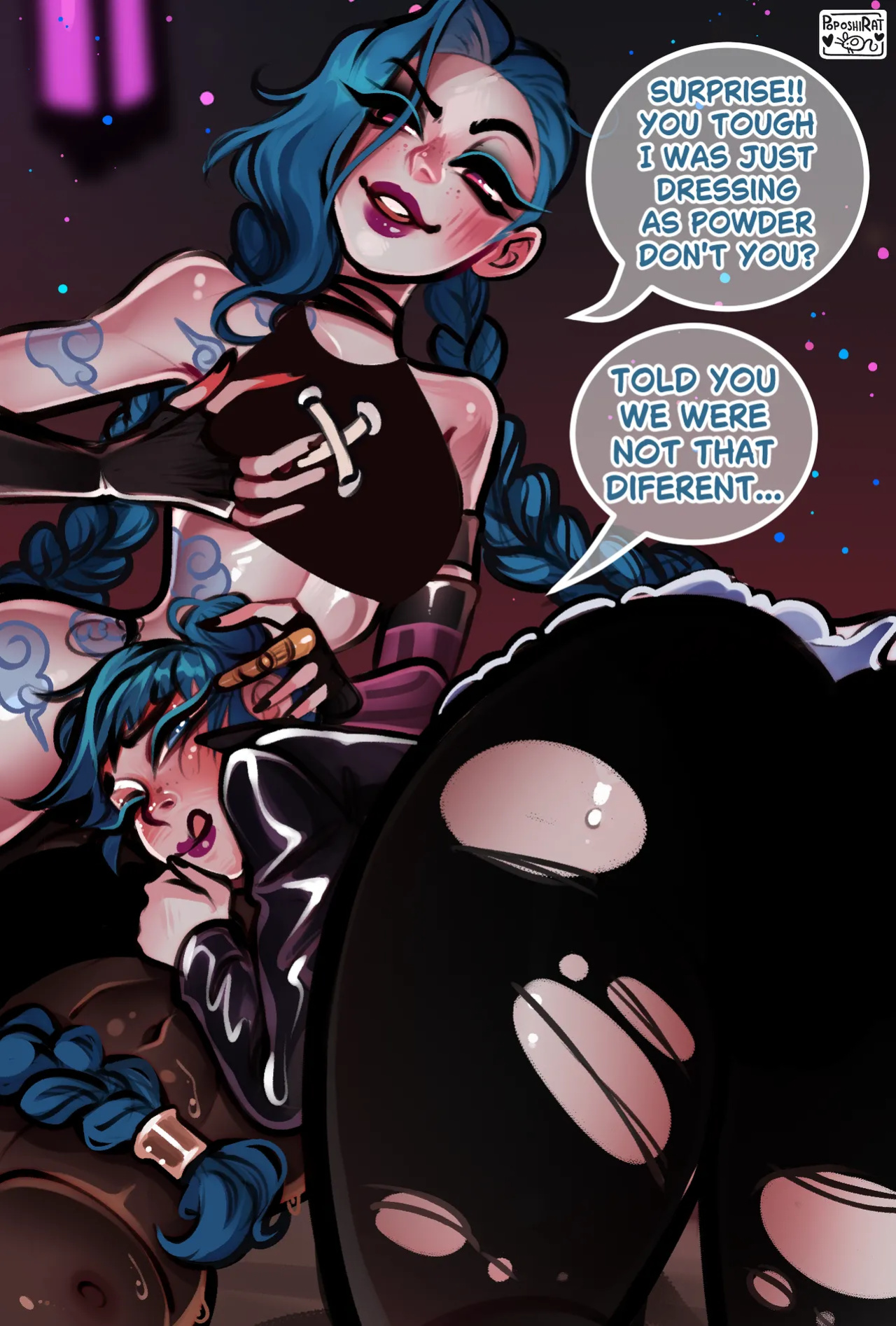 [Poposhi] Jinx & Powder - Lover's Anomaly (League of Legends)